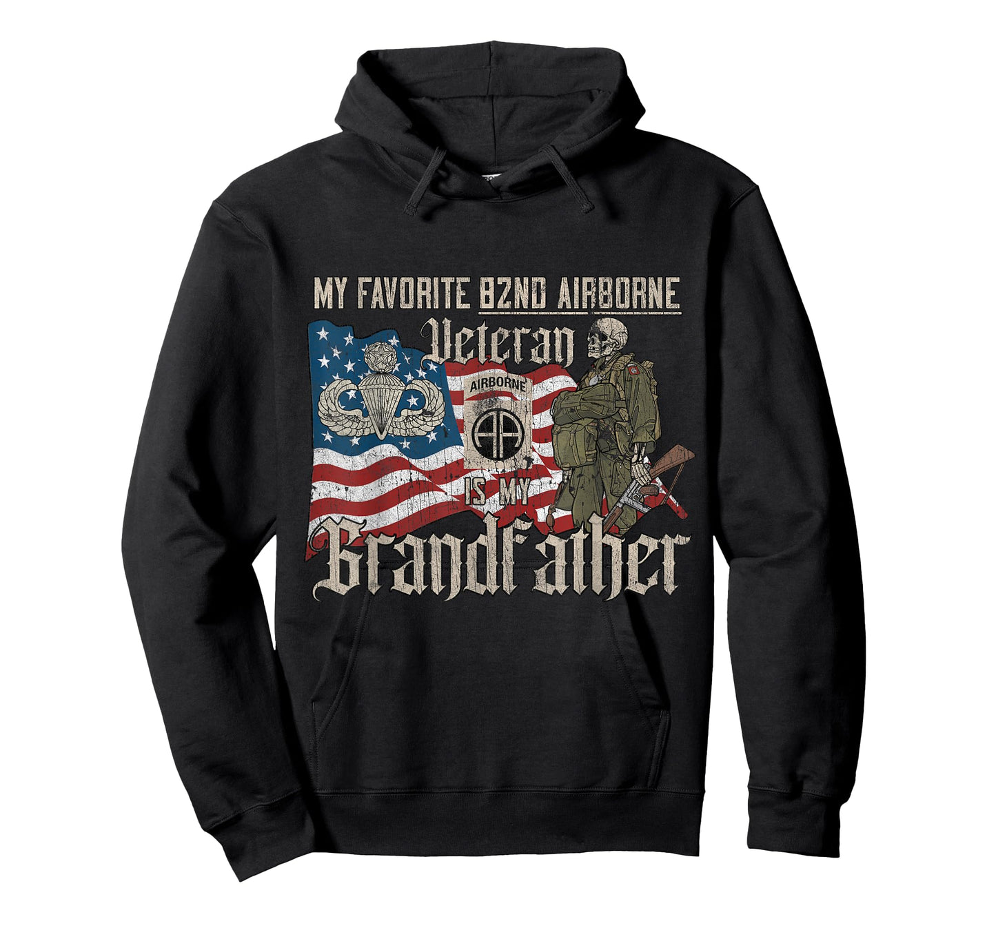 Proud 82nd Airborne Division Veteran Is My Grandfather T-Shirt