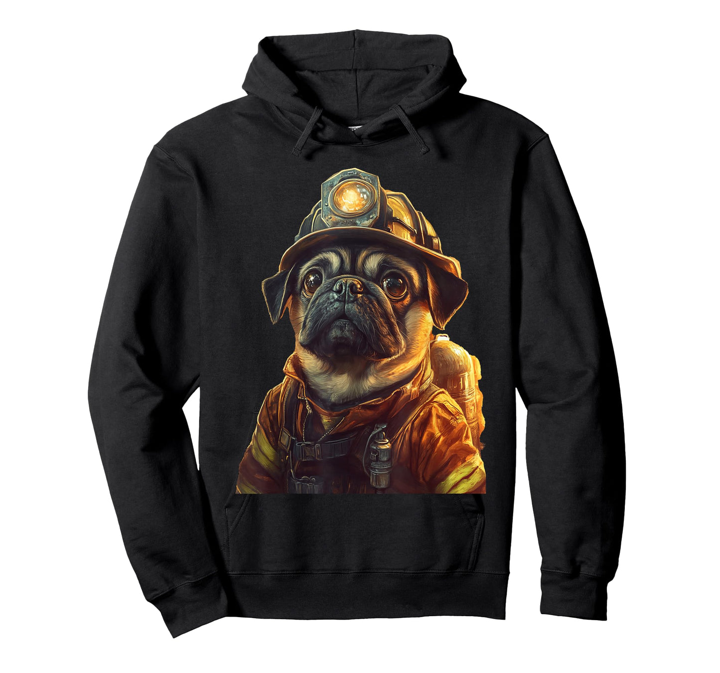 Pug Firefighter T-Shirt