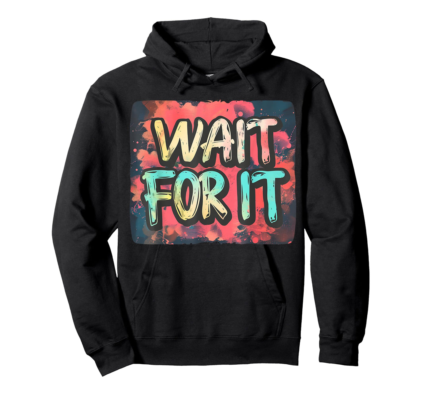 Dynamic Wait for It Emblem for a Playful Twist T-Shirt