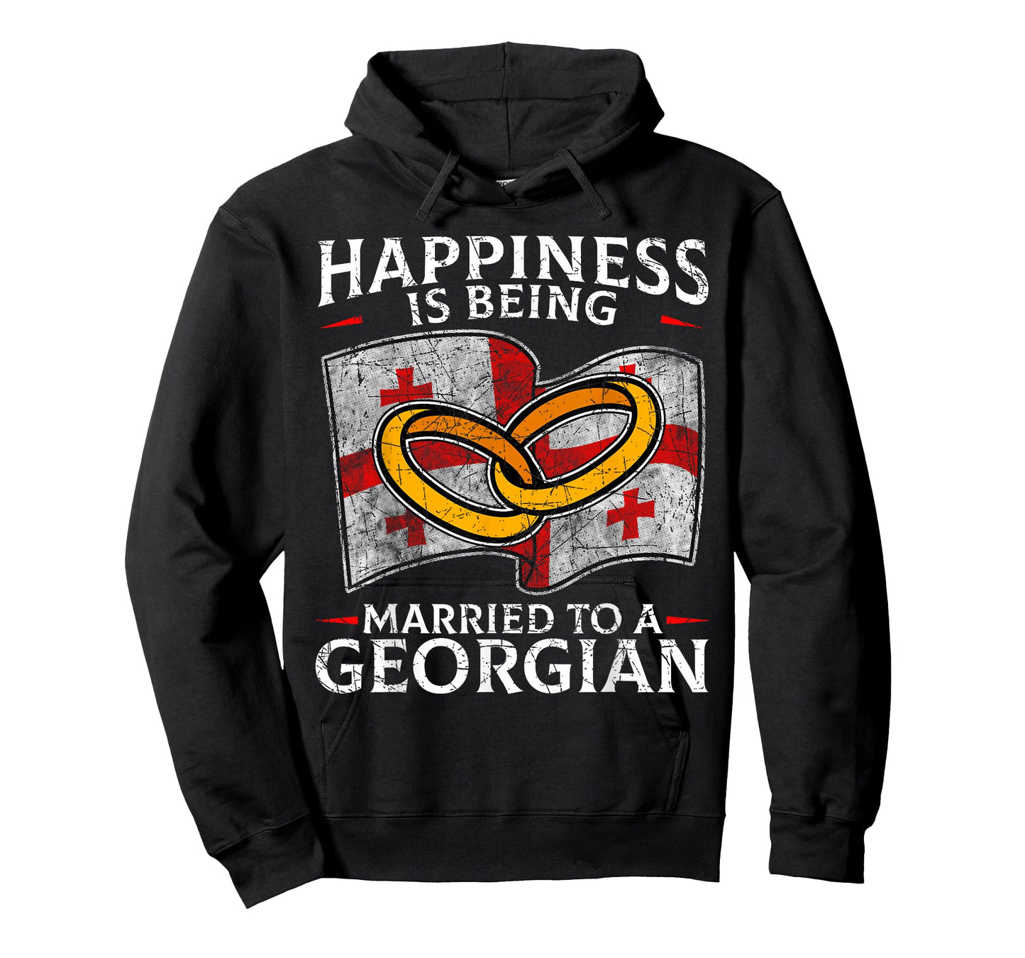 Georgian Marriage Georgia Married Heritage Culture Flag T-Shirt