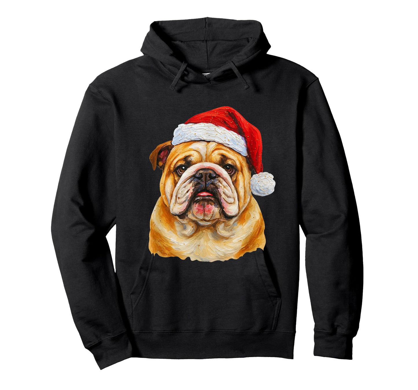 Santa English Bulldog Christmas English Bulldog Dog Mom T-Shirt
