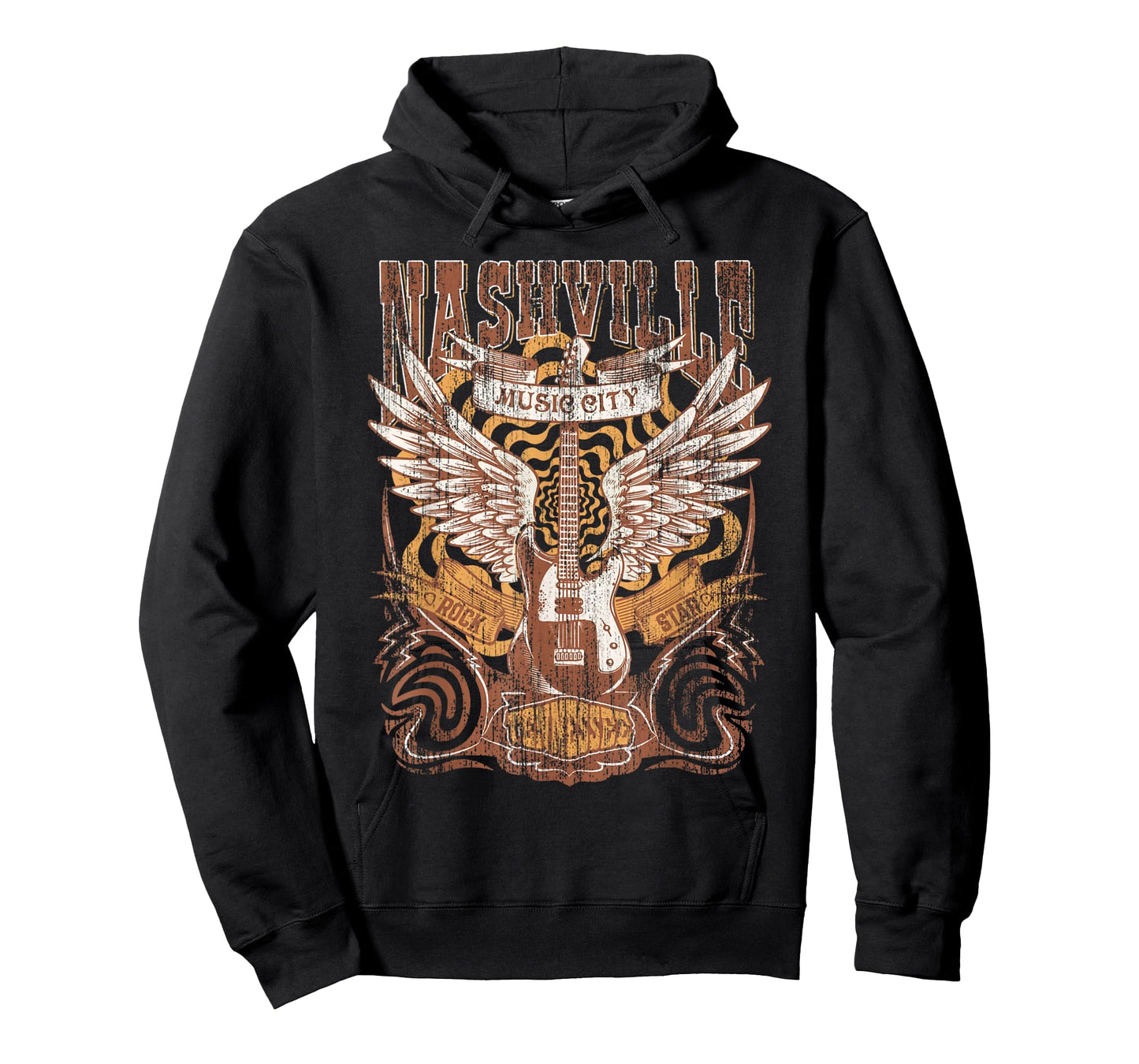 Nashville Tennessee Guitar Country Music City Guitarist Gift T-Shirt