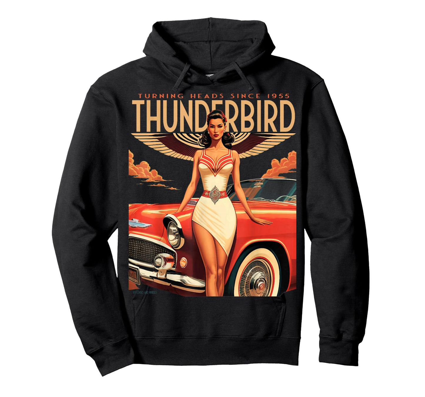 1955 1956 1957 vintage thunder bird chevys truck classic car T-Shirt