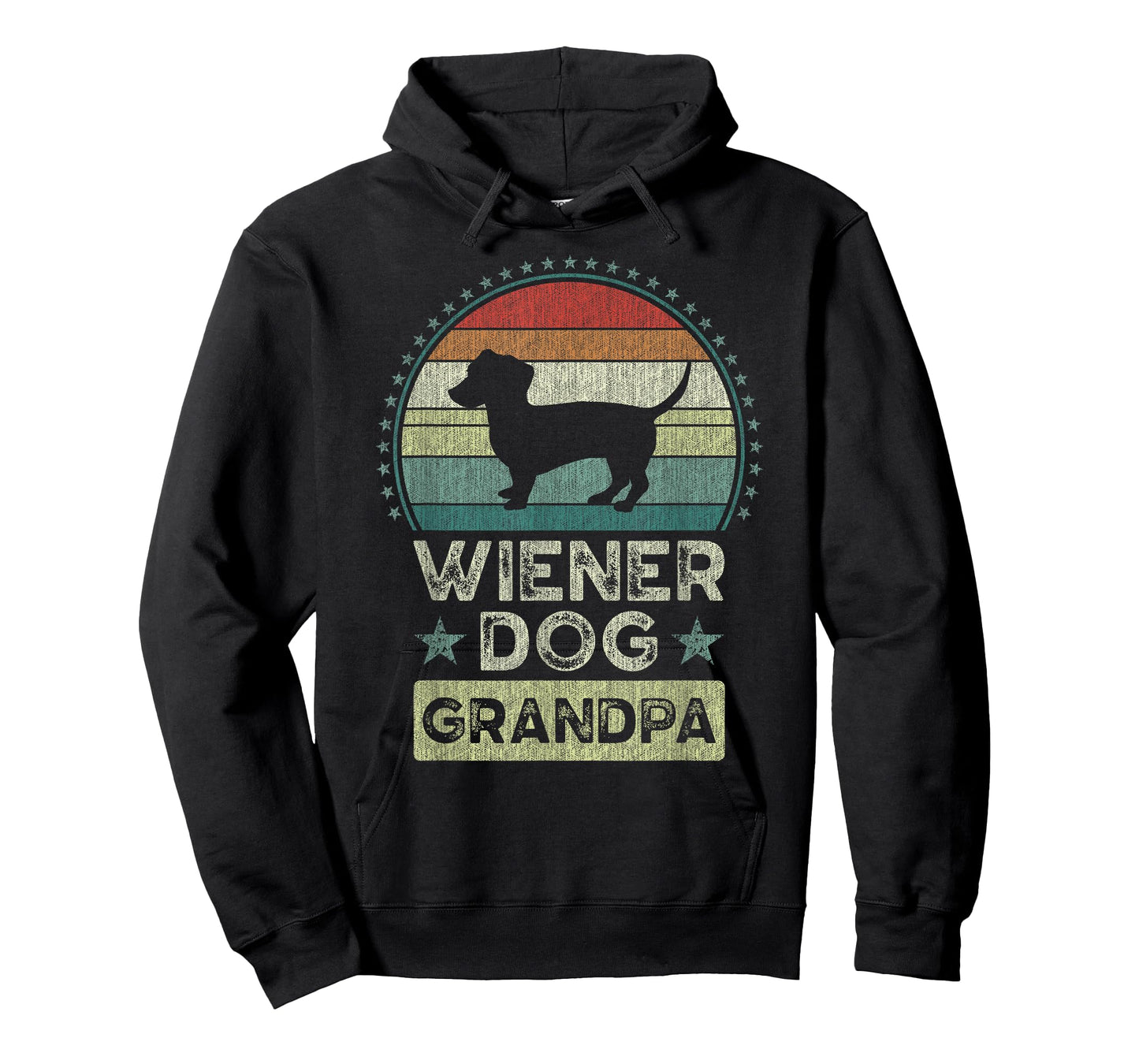 Wiener Dog Grandpa, Father's Day, Dachshund, Grandfather T-Shirt