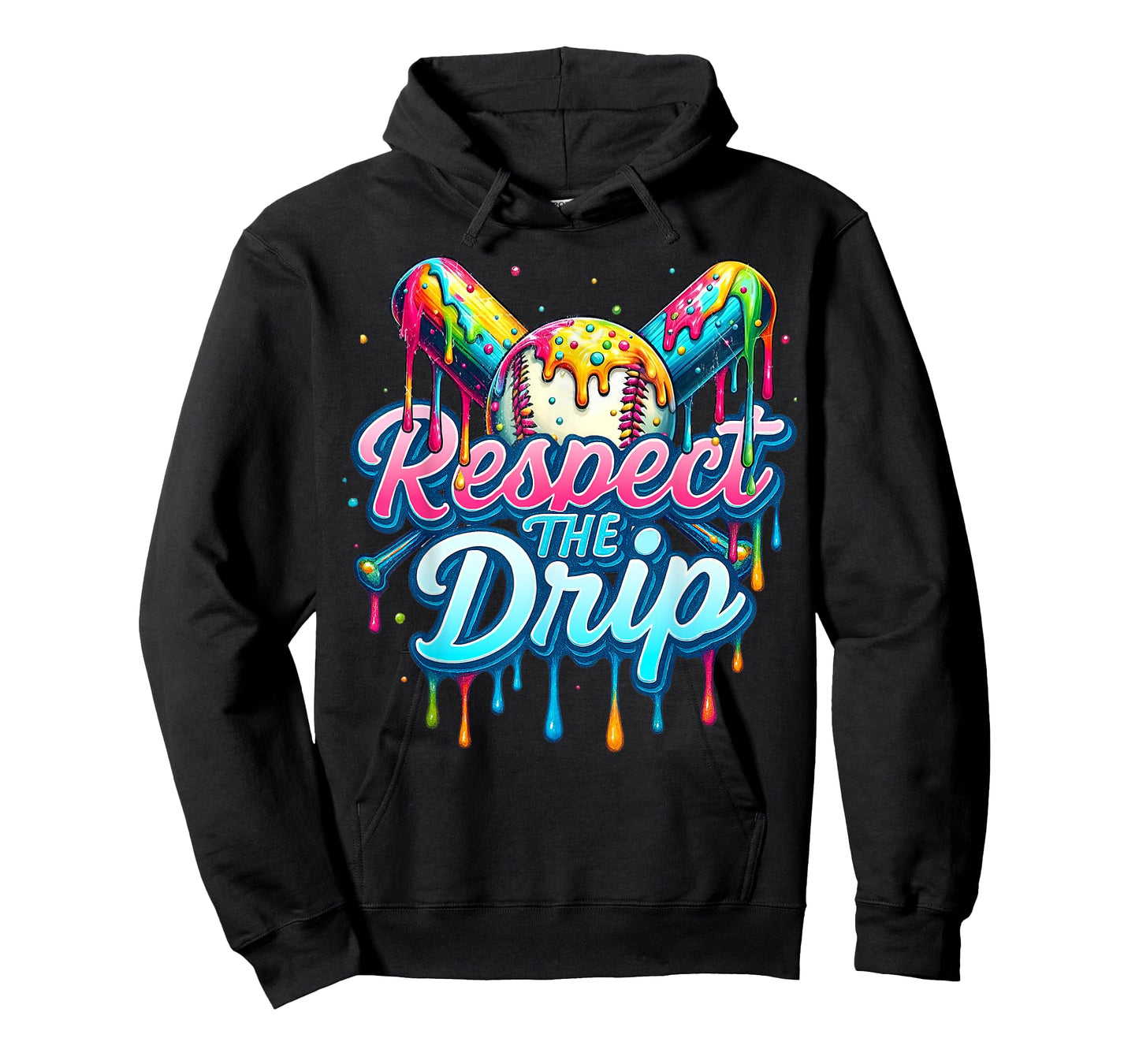Baseball Drip Boys Ice Cream Drip Youth Respect The Drip T-Shirt