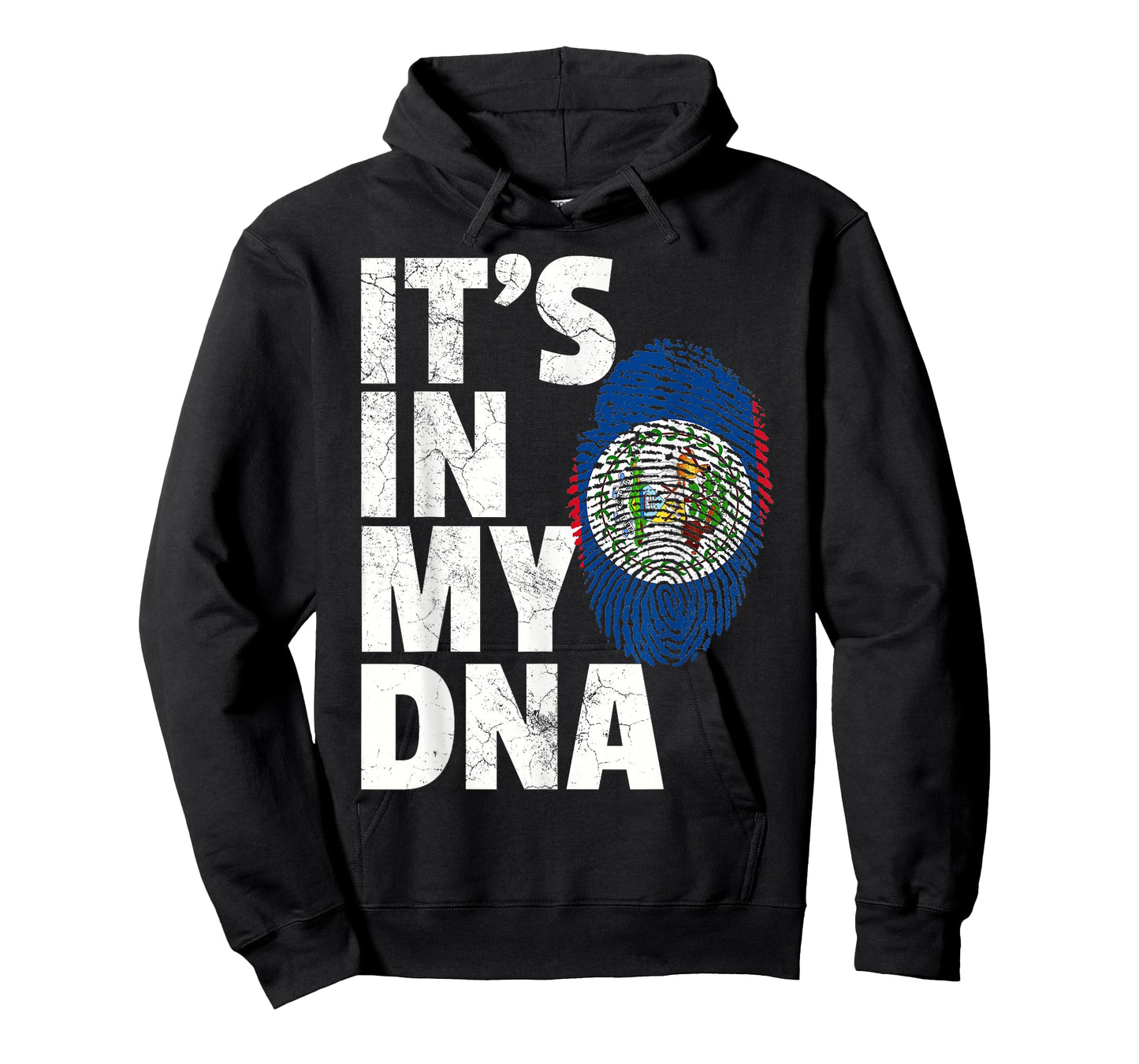 IT'S IN MY DNA Belize Flag Official Pride Gift Country Home T-Shirt