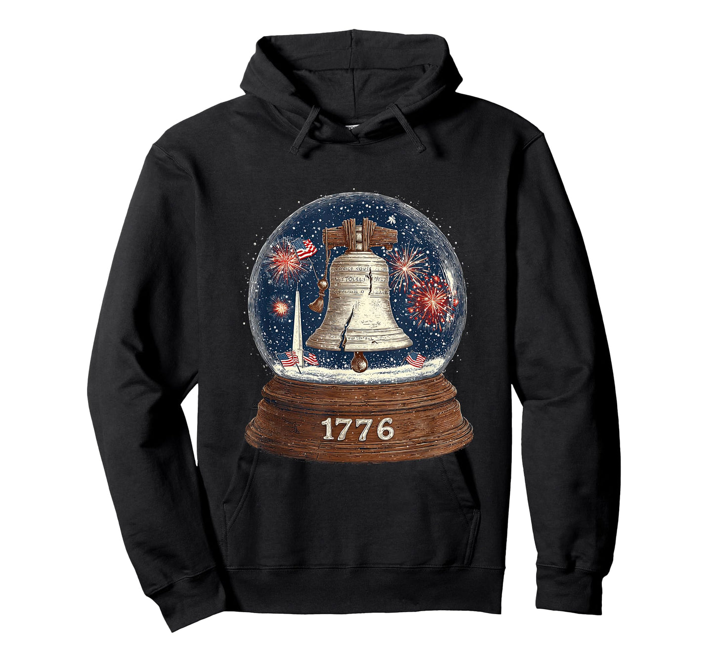 Amazing 1776 Bell in Snow Globe Look T-Shirt