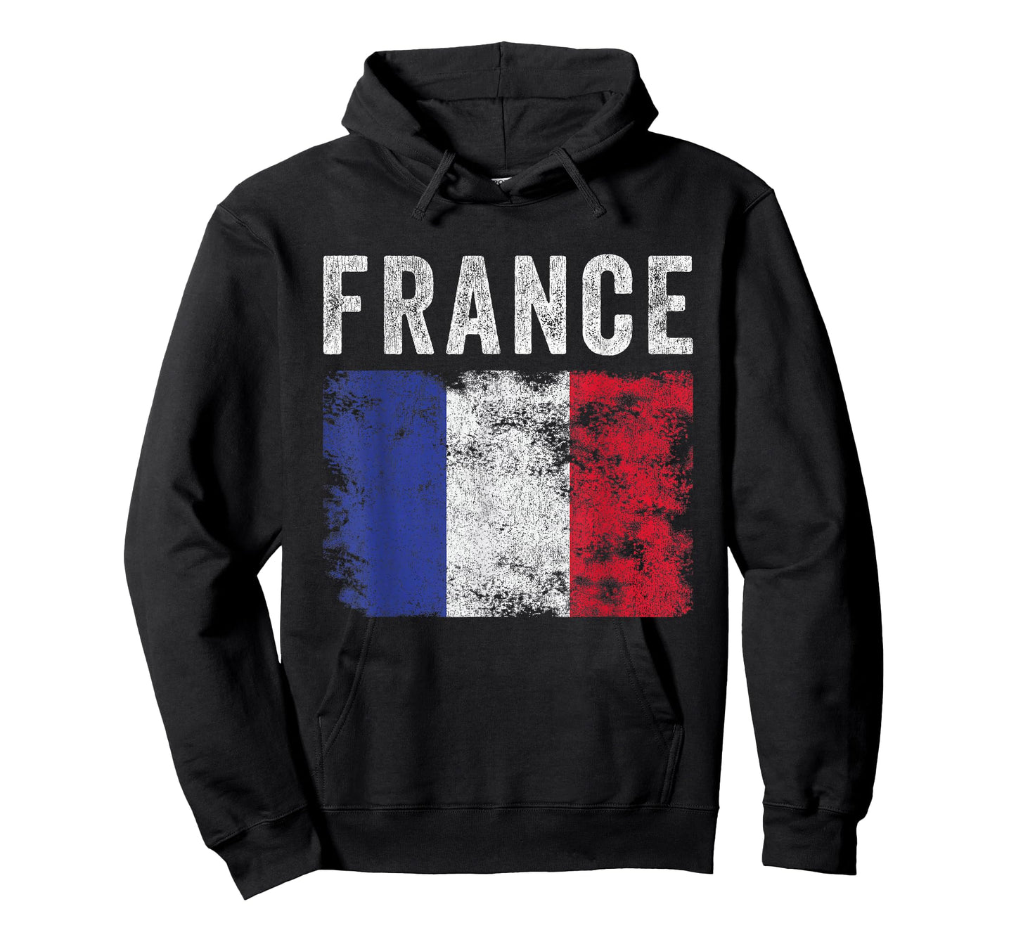 France Flag Distressed - Men Women Kids - French Flag T-Shirt