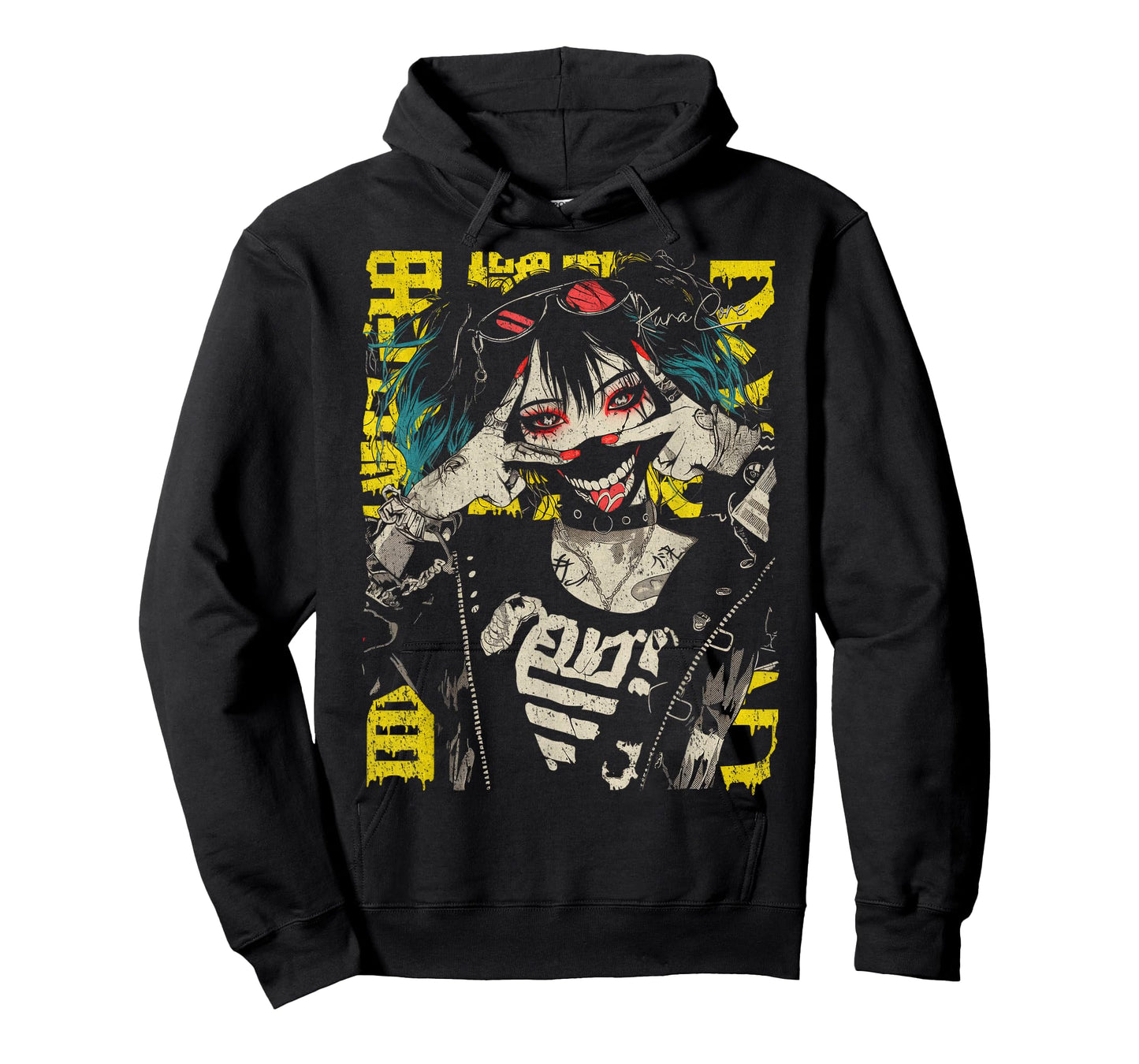 Japanese Streetwear Cyberpunk Y2K Retro Techwear Manga Anime T-Shirt