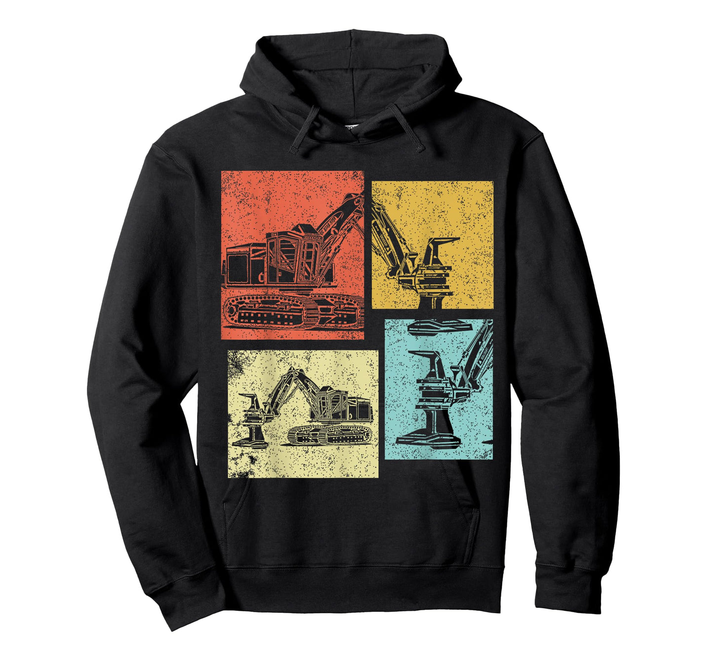 Feller Buncher Vintage Logger Logging Log Man Women T-Shirt