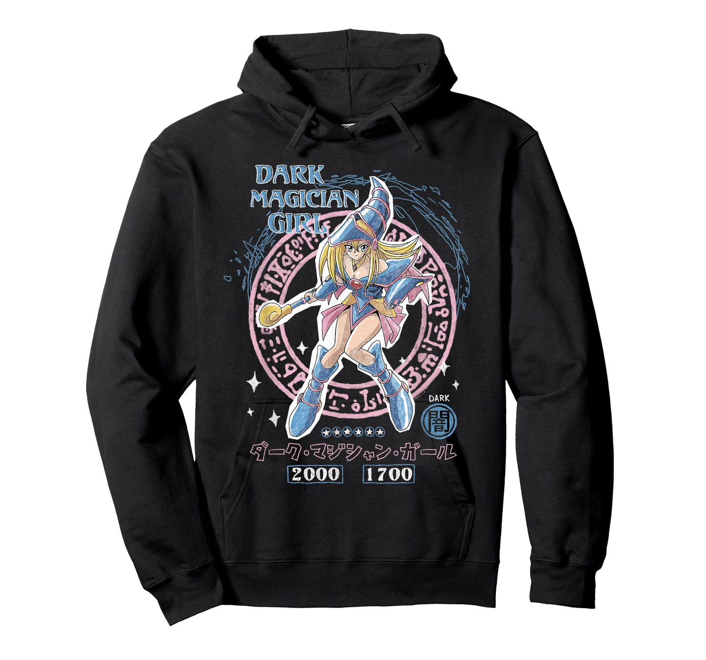 Yu-Gi-Oh! Duel Monsters Dark Magician Girl Card Pose Anime T-Shirt