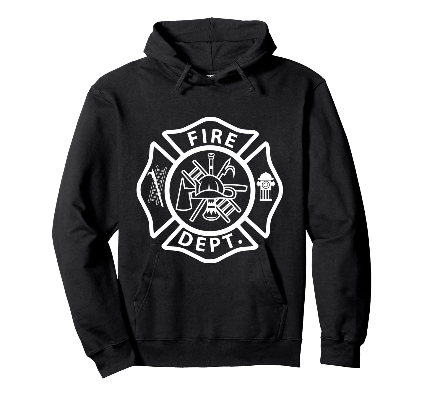 Fire Department Logo Uniform Fireman Symbol Firefighter Gear Long Sleeve T-Shirt