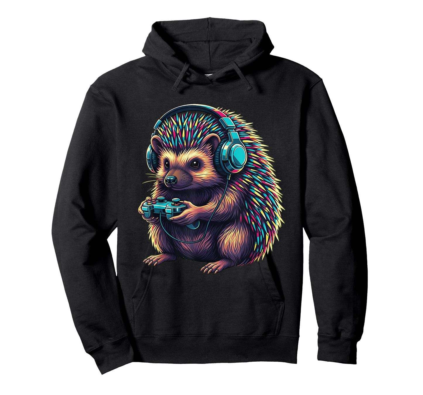 Hedgehog Gaming Animal Video Games Funny Hedgehog T-Shirt