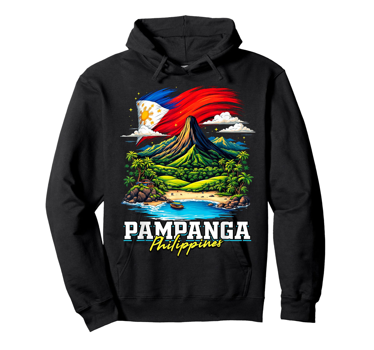Pampanga Philippines Souvenir Filipino Flag T-Shirt