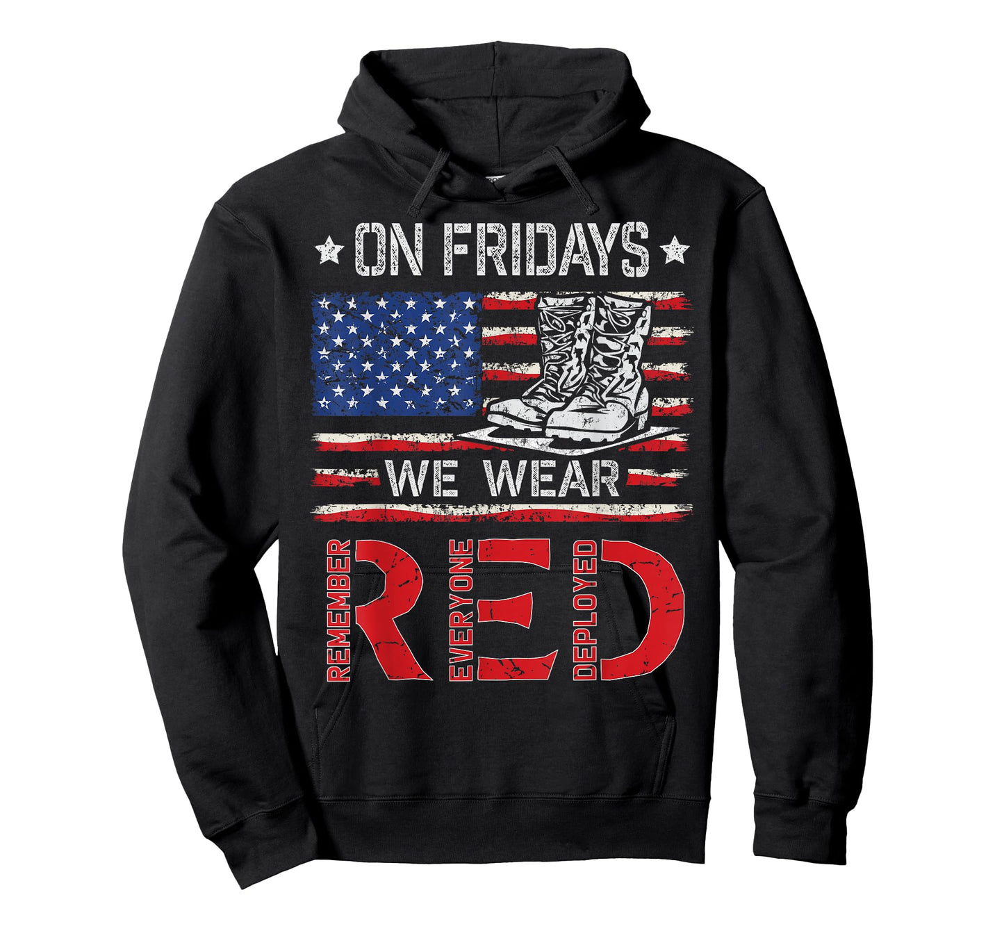 Remember Everyone Deployed USA Flag On Fridays We Wear Red T-Shirt