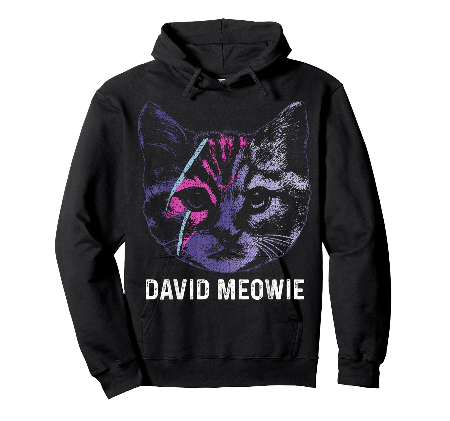 David Meowie Funny Cat Cat Lover T-Shirt