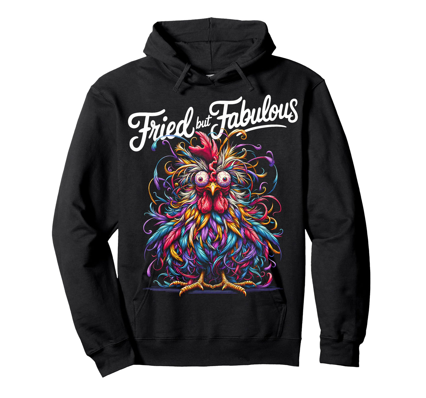 Chicken Funny Fried but Fabulous Graphic Women Chicken Love T-Shirt