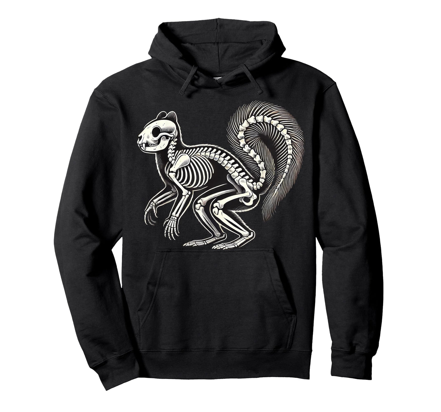 Squirrel Skeleton Halloween T-Shirt