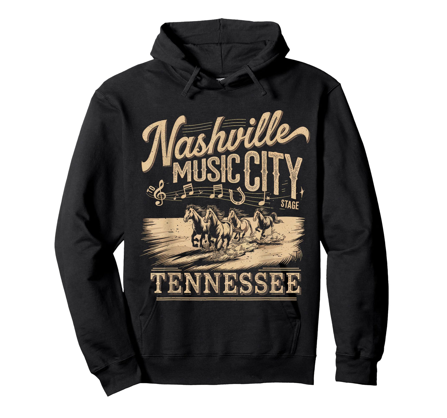 Nashville Music City Tshirt Women Men Tennessee Rock Country T-Shirt