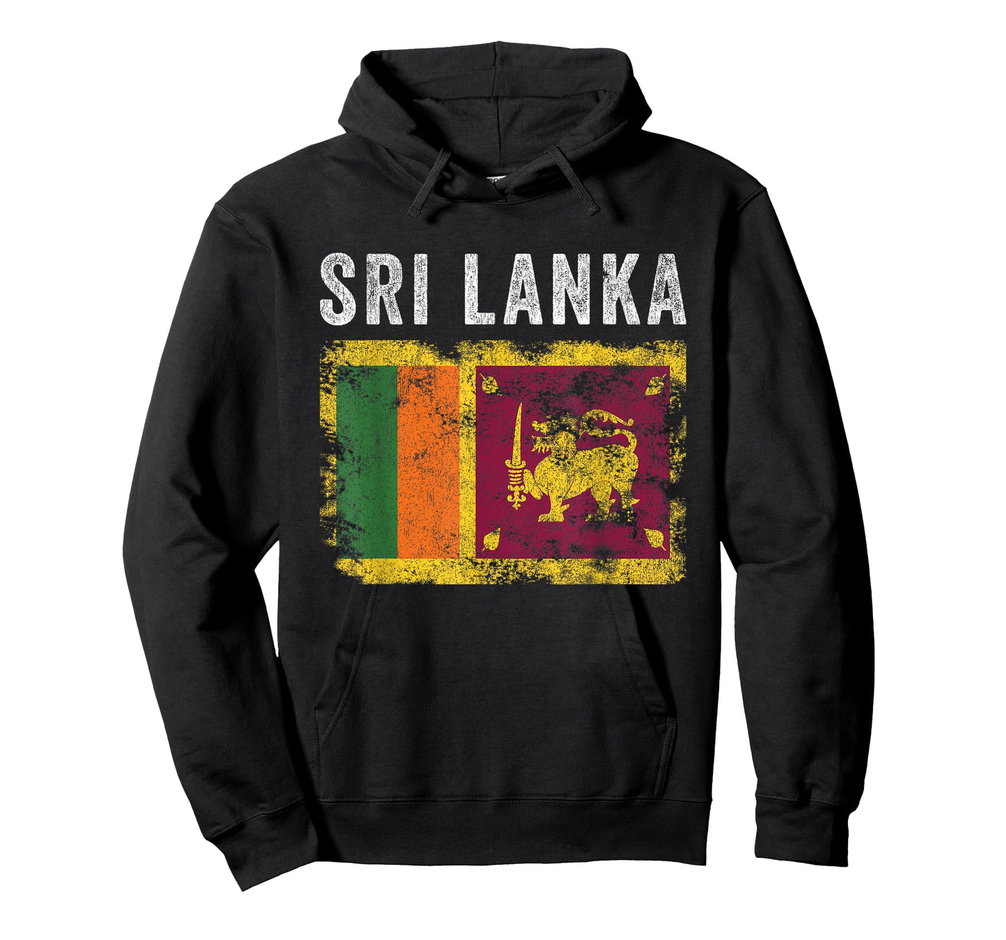 Sri Lanka Flag Distressed - Men Women Kids - Sri Lankan Flag T-Shirt