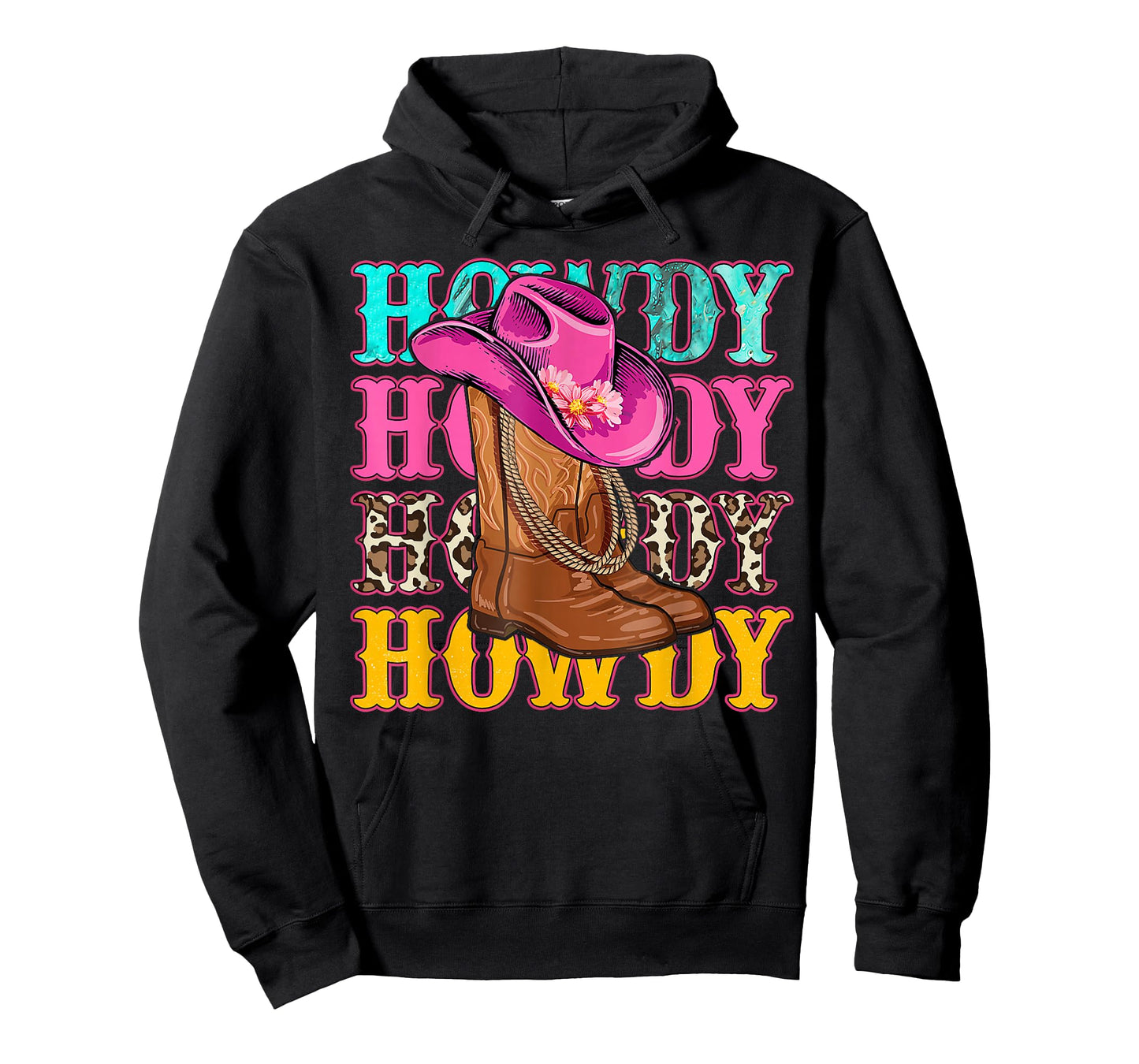 Howdy Southern Western Girls Country Rodeo Cowgirls Boots T-Shirt