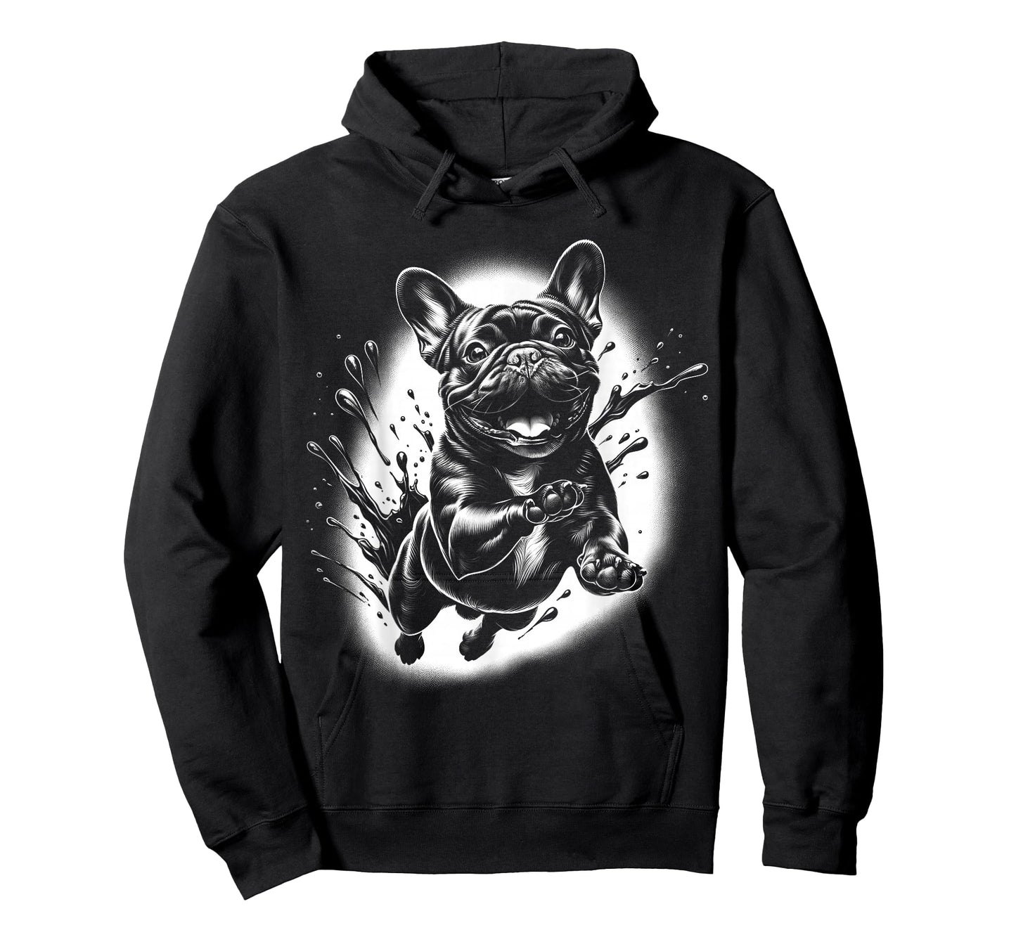 French Bulldog with Cool Paint Spots T-Shirt