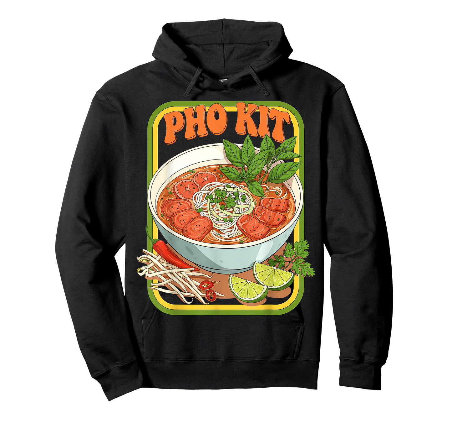 Groovy Pho Kit Vietnamese Soup Hot Sauce kit Food Lovers T-Shirt