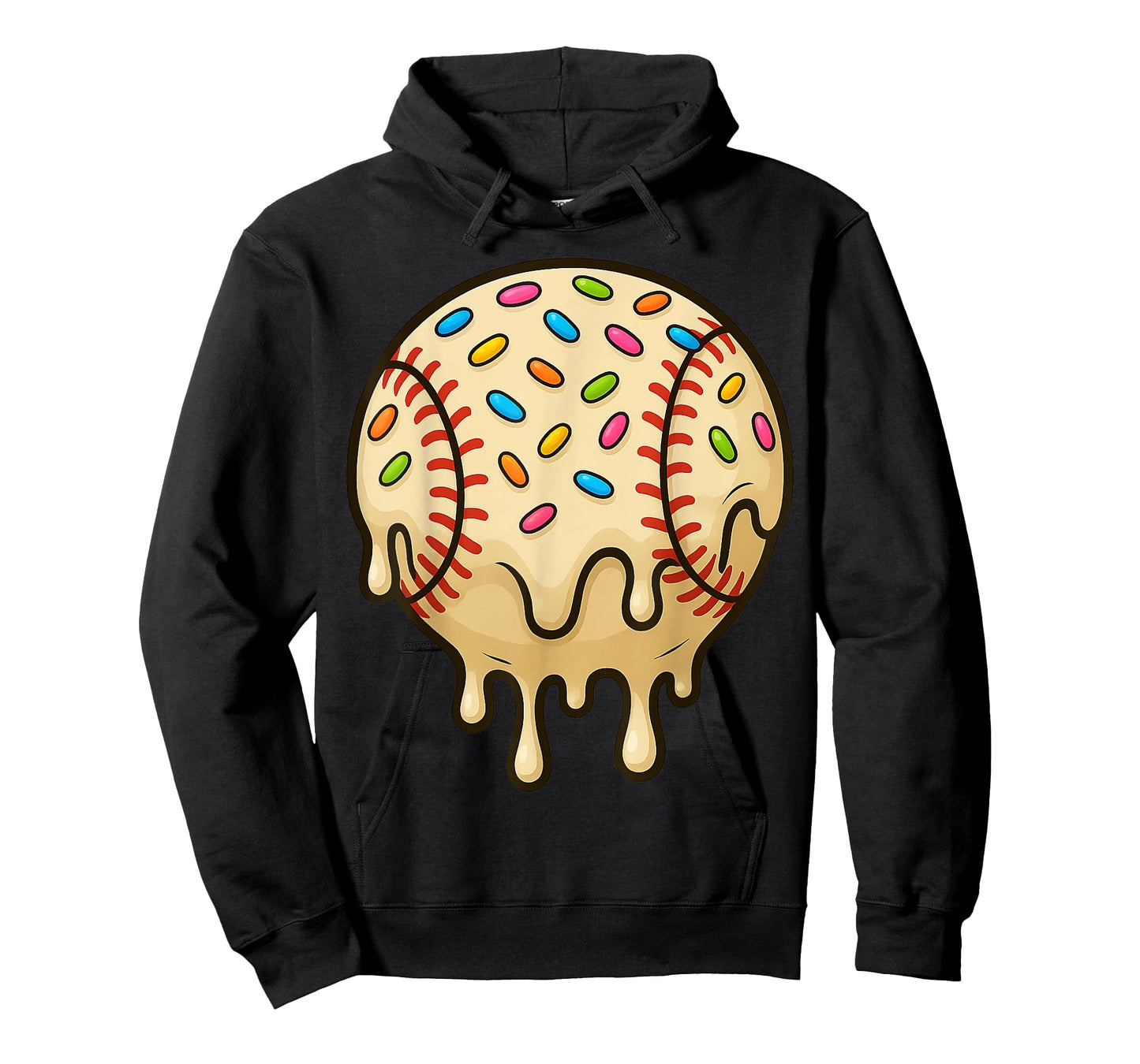 Baseball Drip Team for Boys and Girls Ice Cream Cool T-Shirt