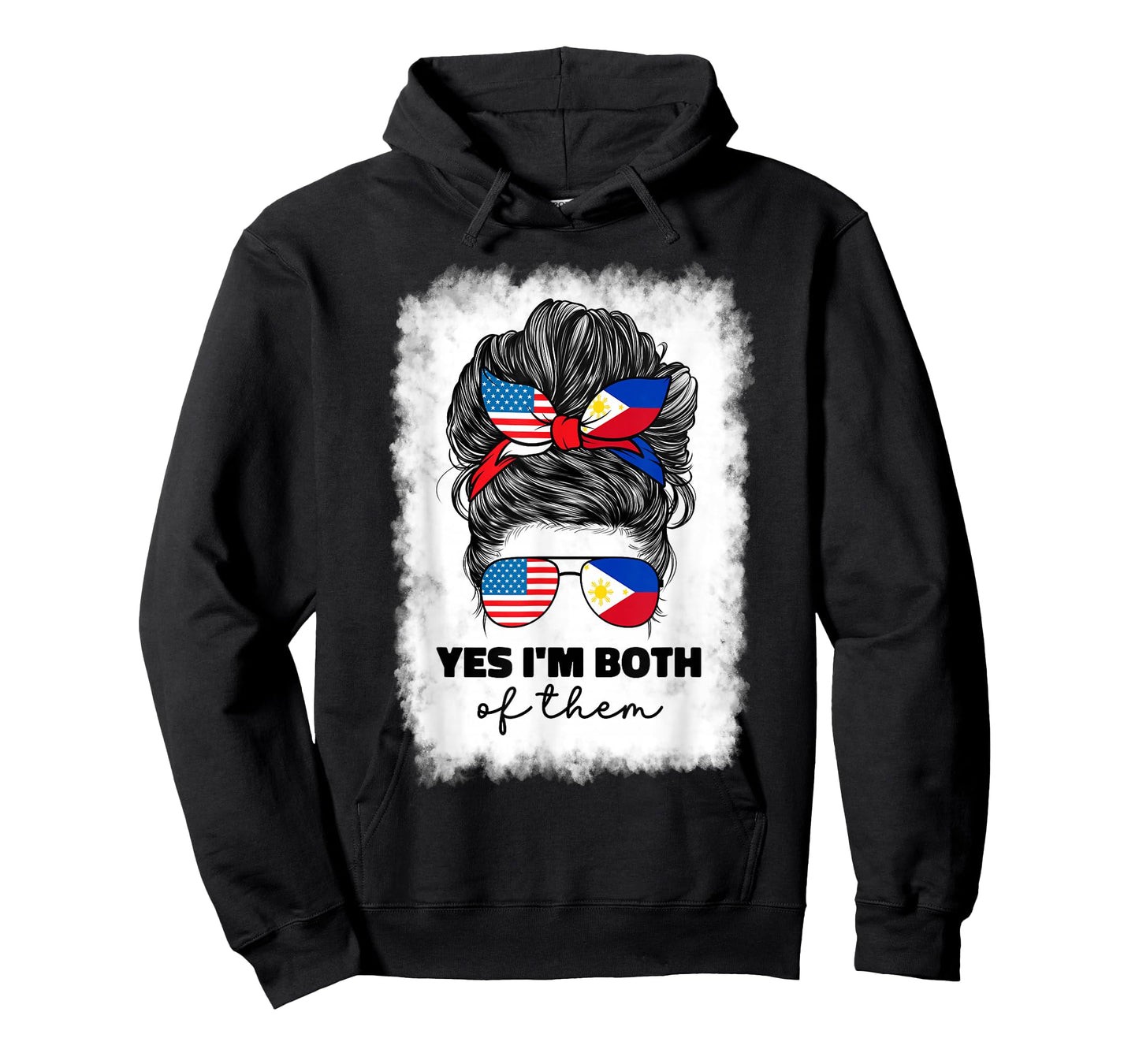Half Filipino And American America Philippines Usa Flag Girl T-Shirt