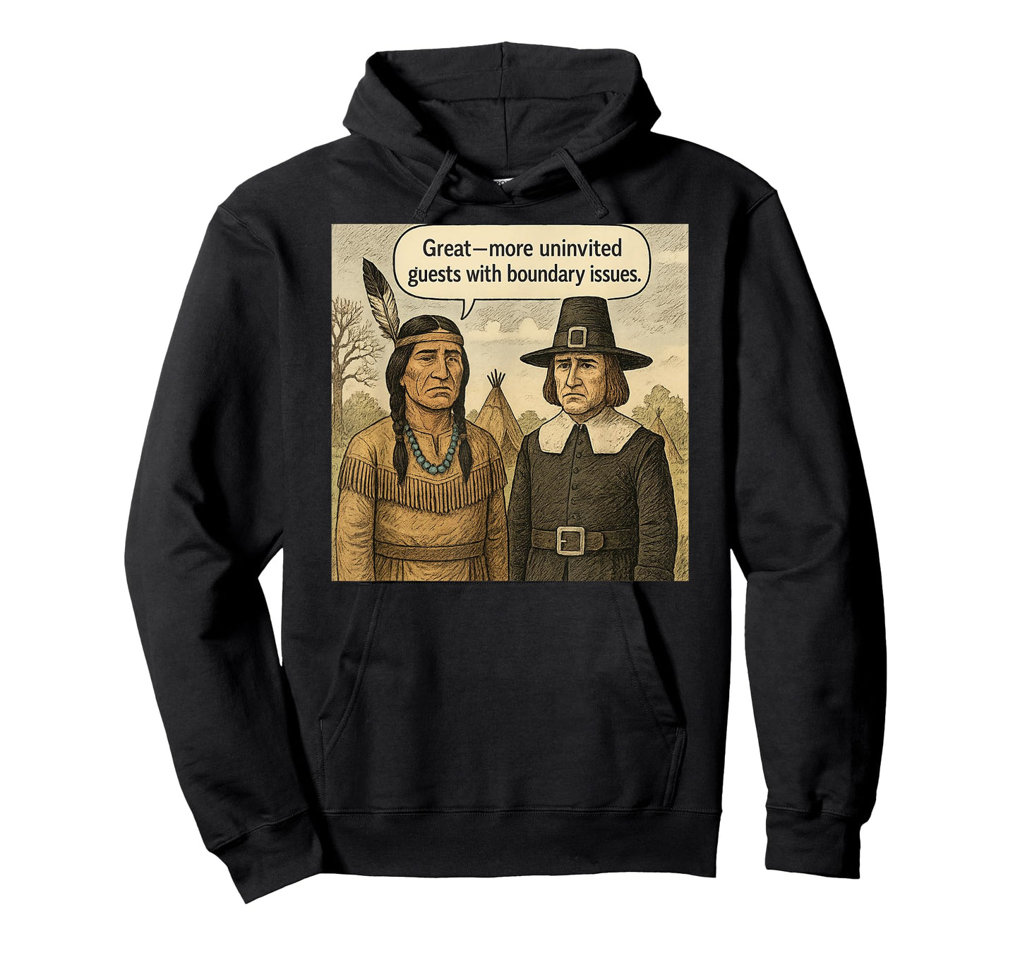 The Original Border Patrol illegal immigration joke, Indians T-Shirt
