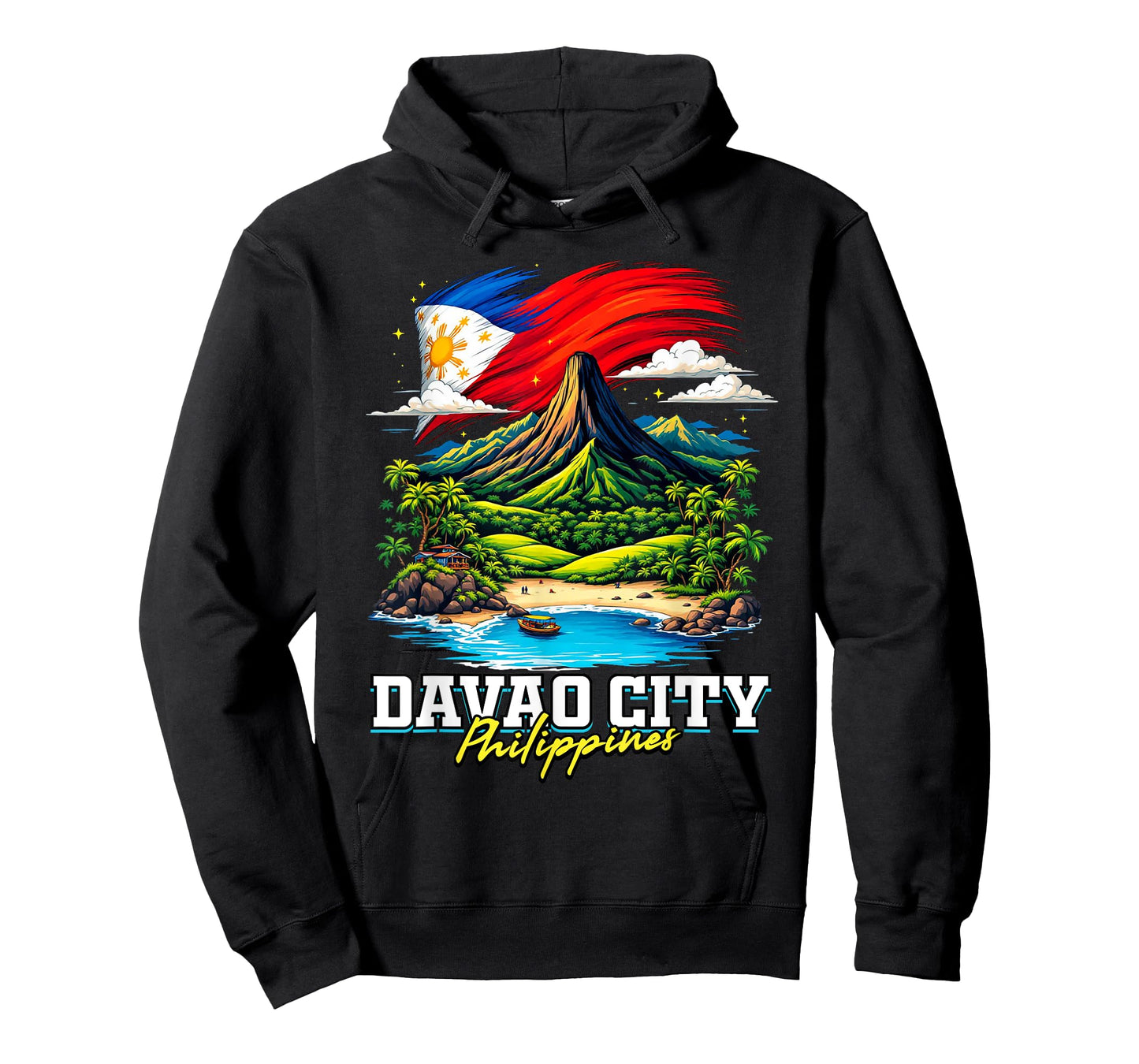 Davao City Philippines Souvenir Filipino Flag T-Shirt