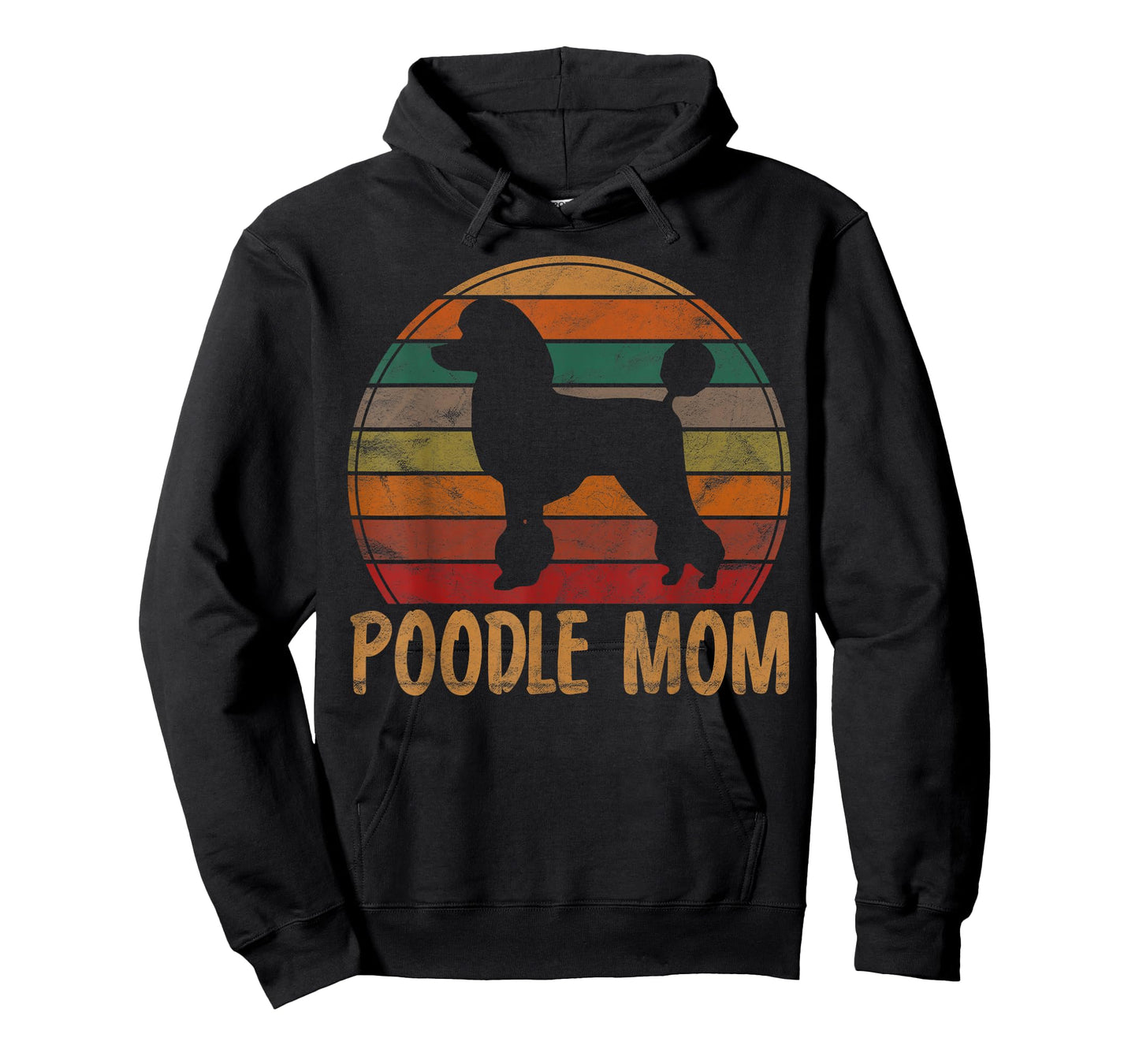 Retro Poodle Mom Gift Dog Mother Pet Poodle Mama Men Women Kids T-Shirt