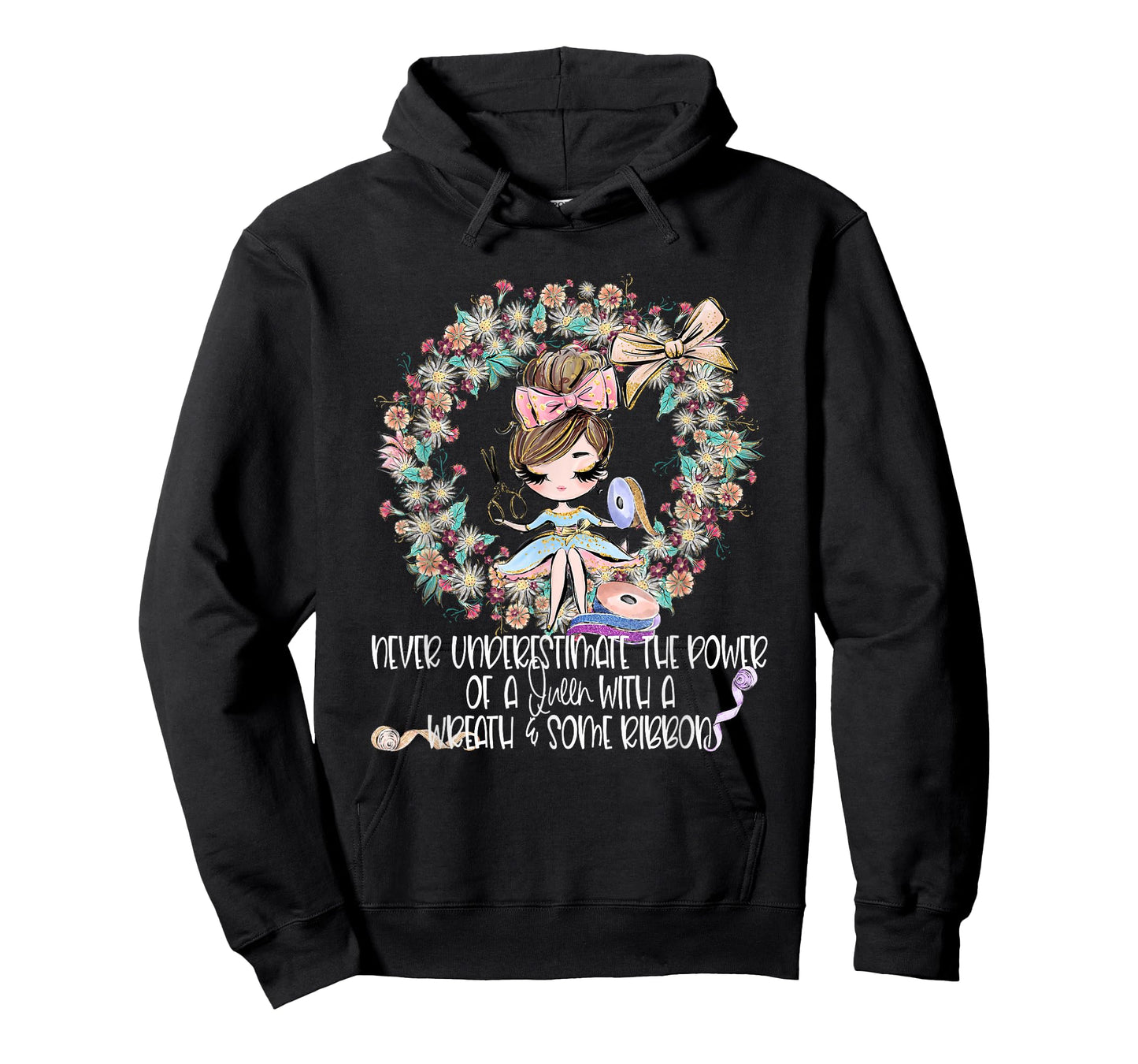 Wreath Making Crafter Ribbon Crafting Mom Craft Maker Woman T-Shirt