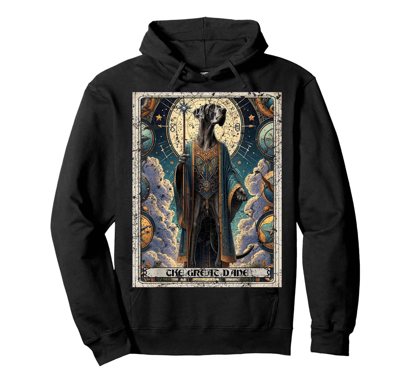 Great Dane Tarot Card Dog T-Shirt