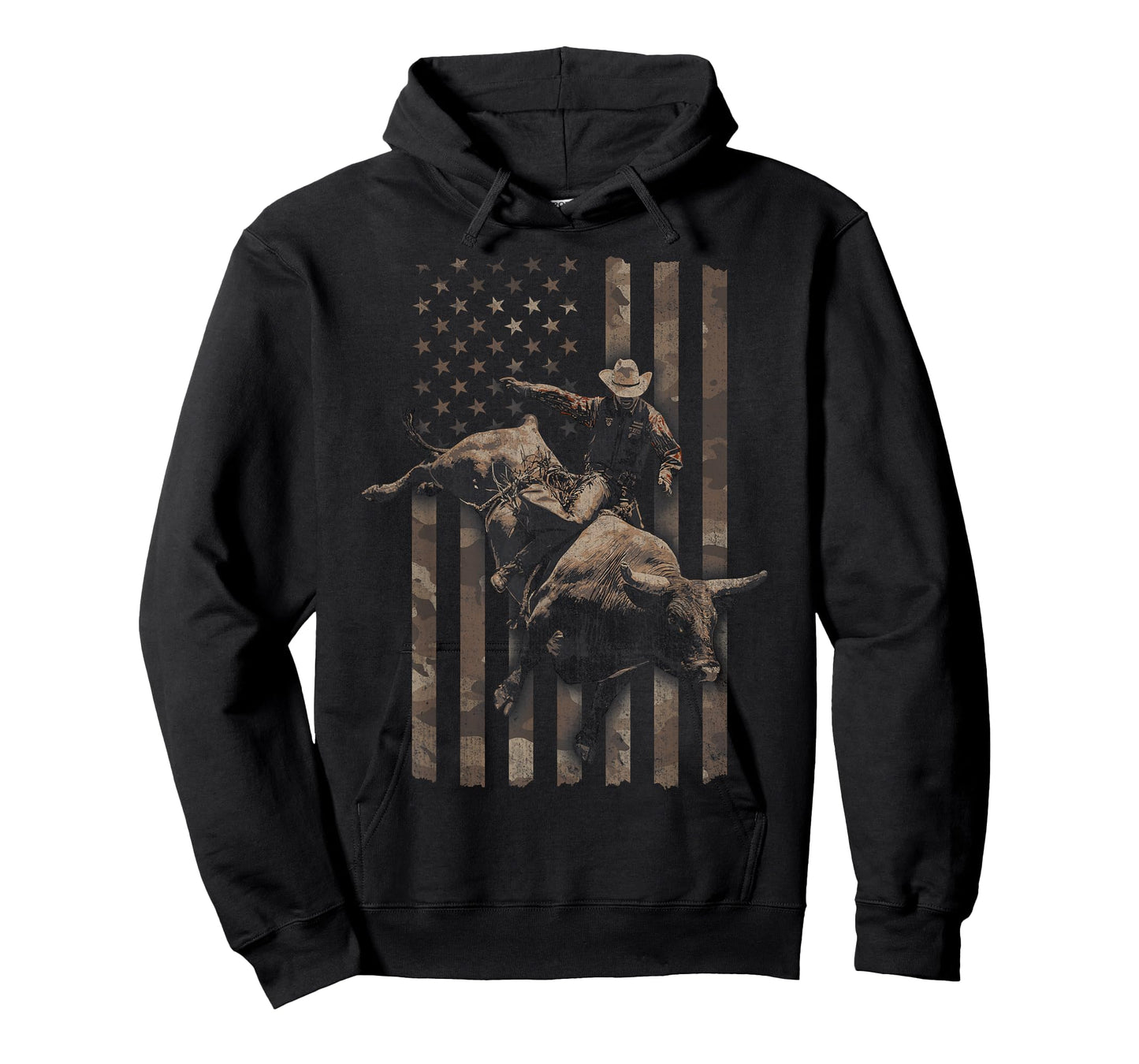 Western Rodeo American Flag T-Shirt