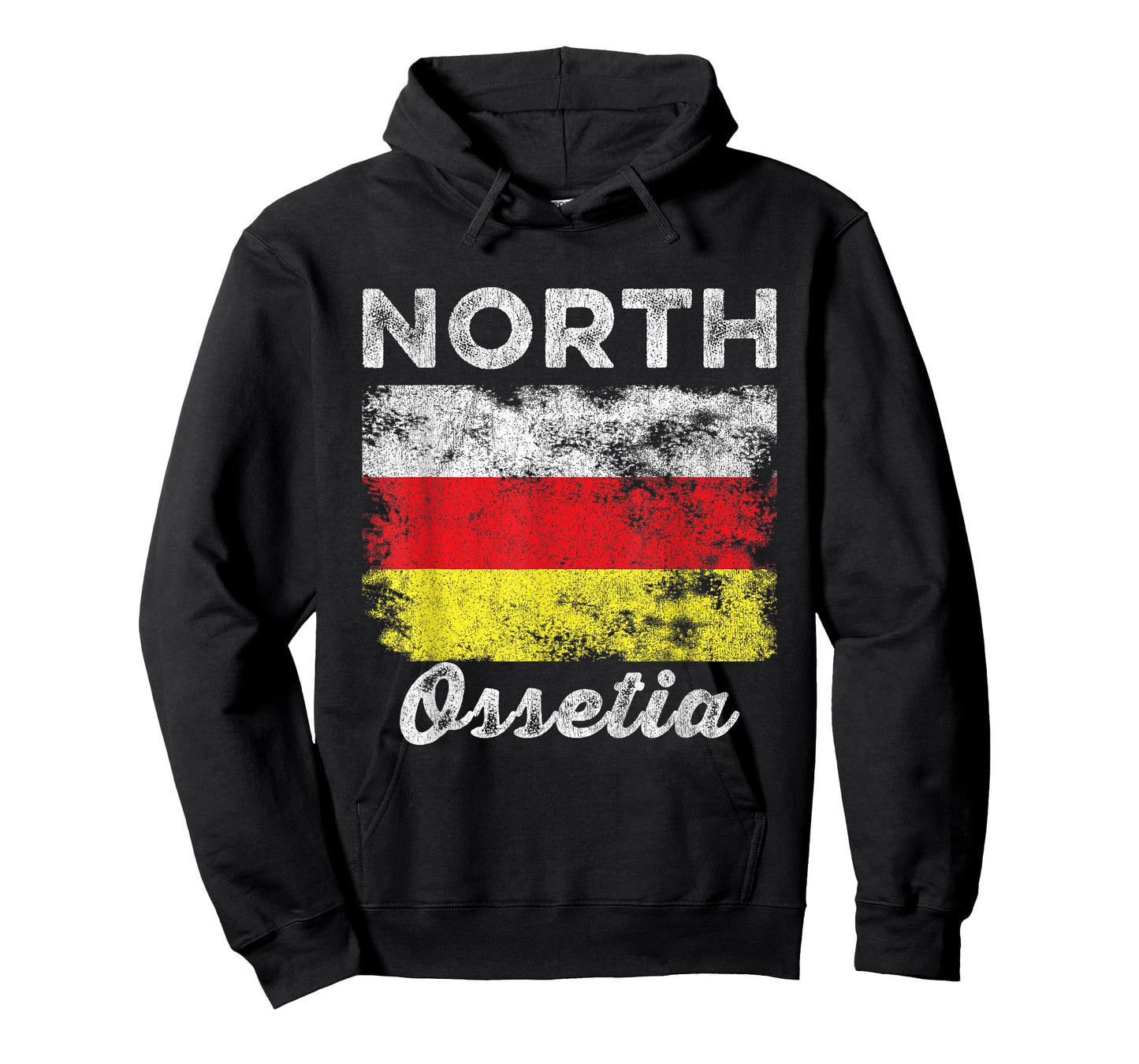 North Ossetia Flag Vintage - Men Women - North Ossetian Flag T-Shirt