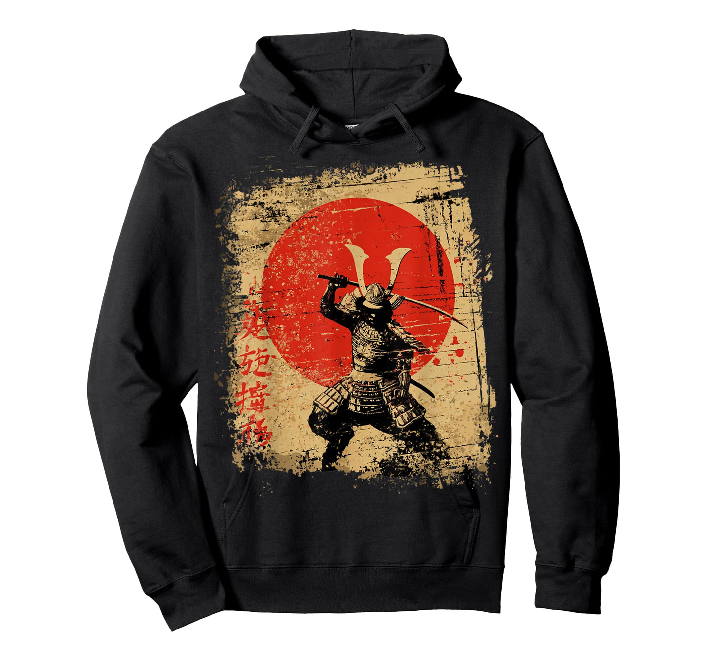 Retro Japan Samurai Warrior Anime Style T-Shirt