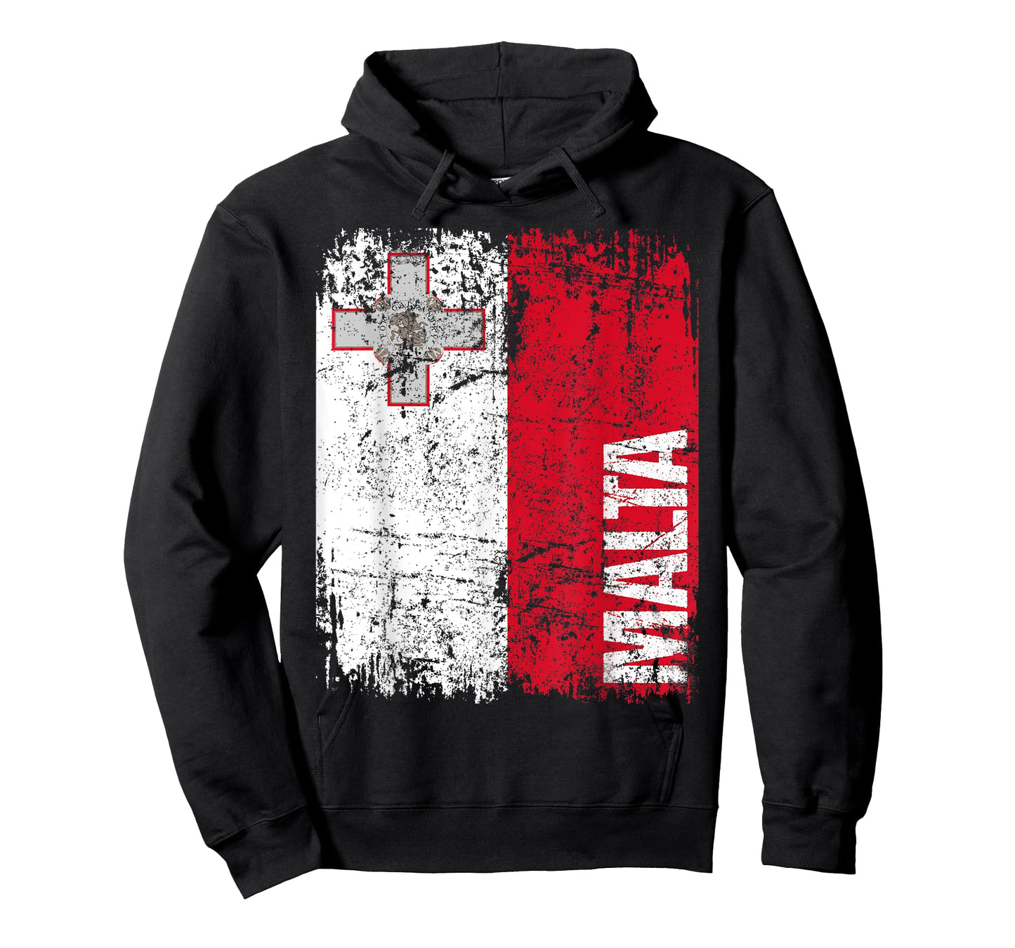 MALTA Flag Vintage Distressed MALTA T-Shirt