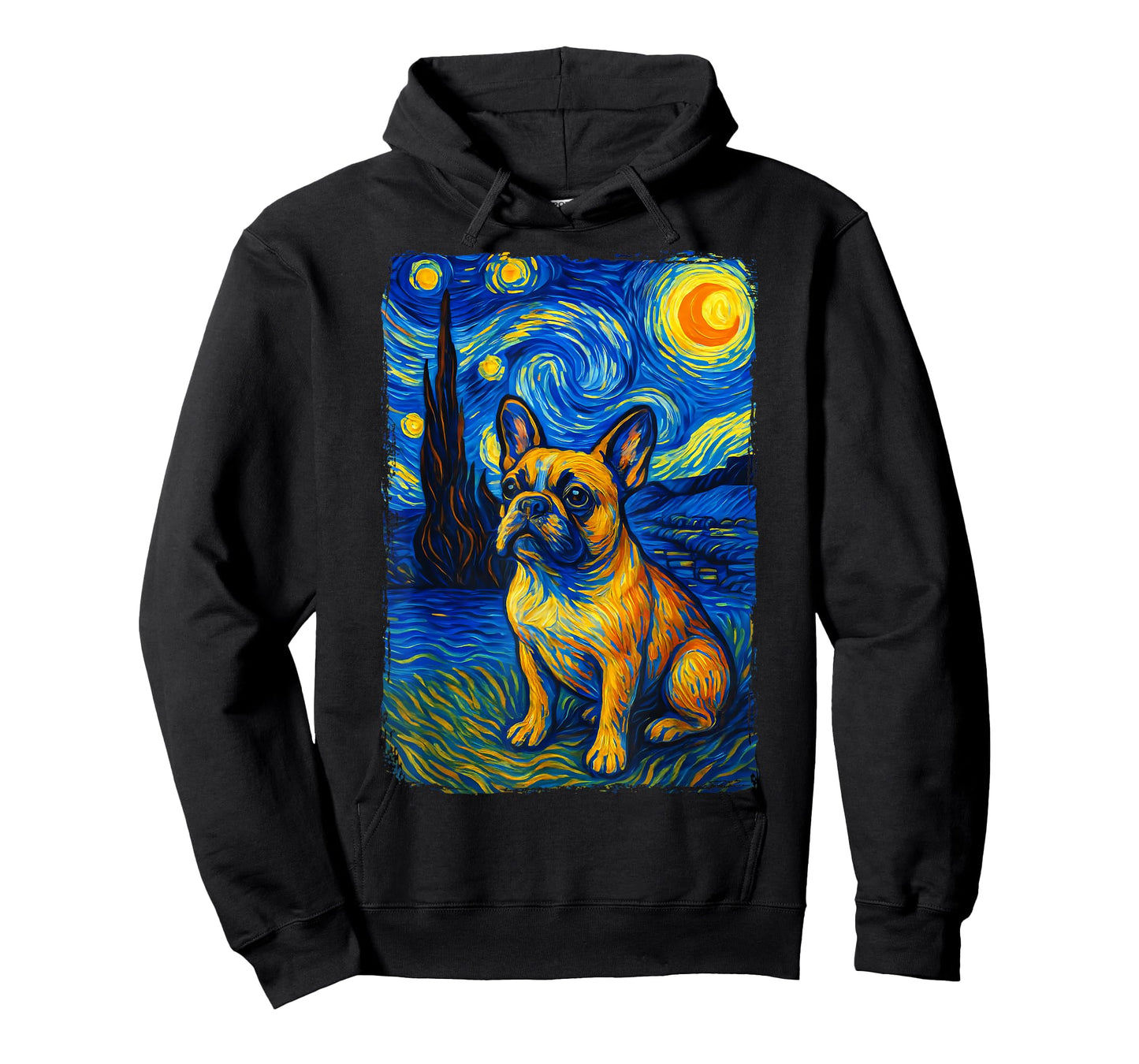 French Bulldog Starry Night T-Shirt