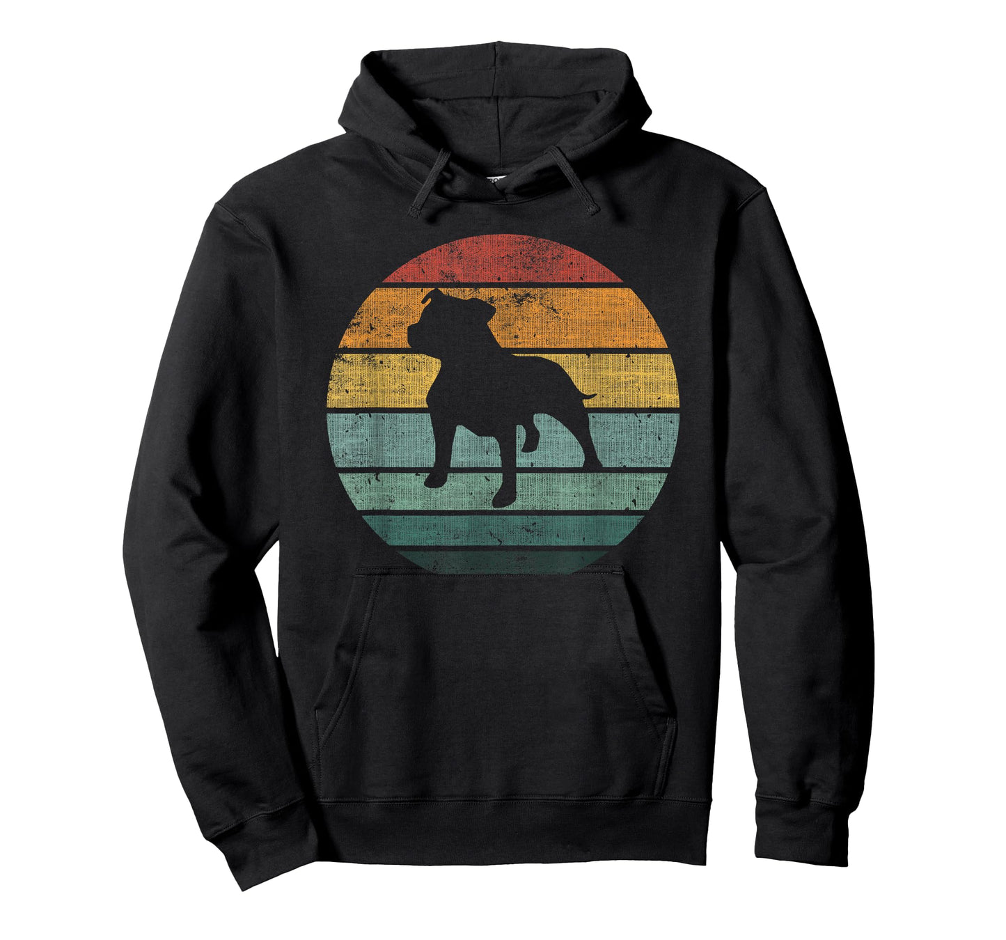 Staffordshire Bull Terrier Staffy Dog Breed Retro Vintage T-Shirt