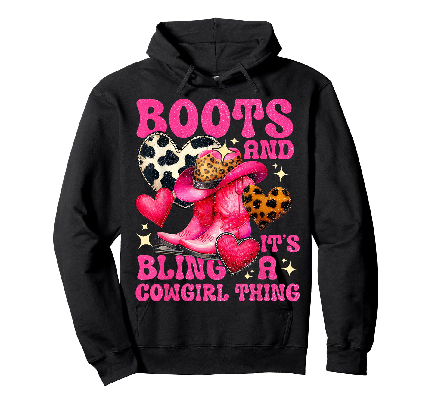 Boots and Bling its a Cowgirl Thing Cute Love Country Life T-Shirt