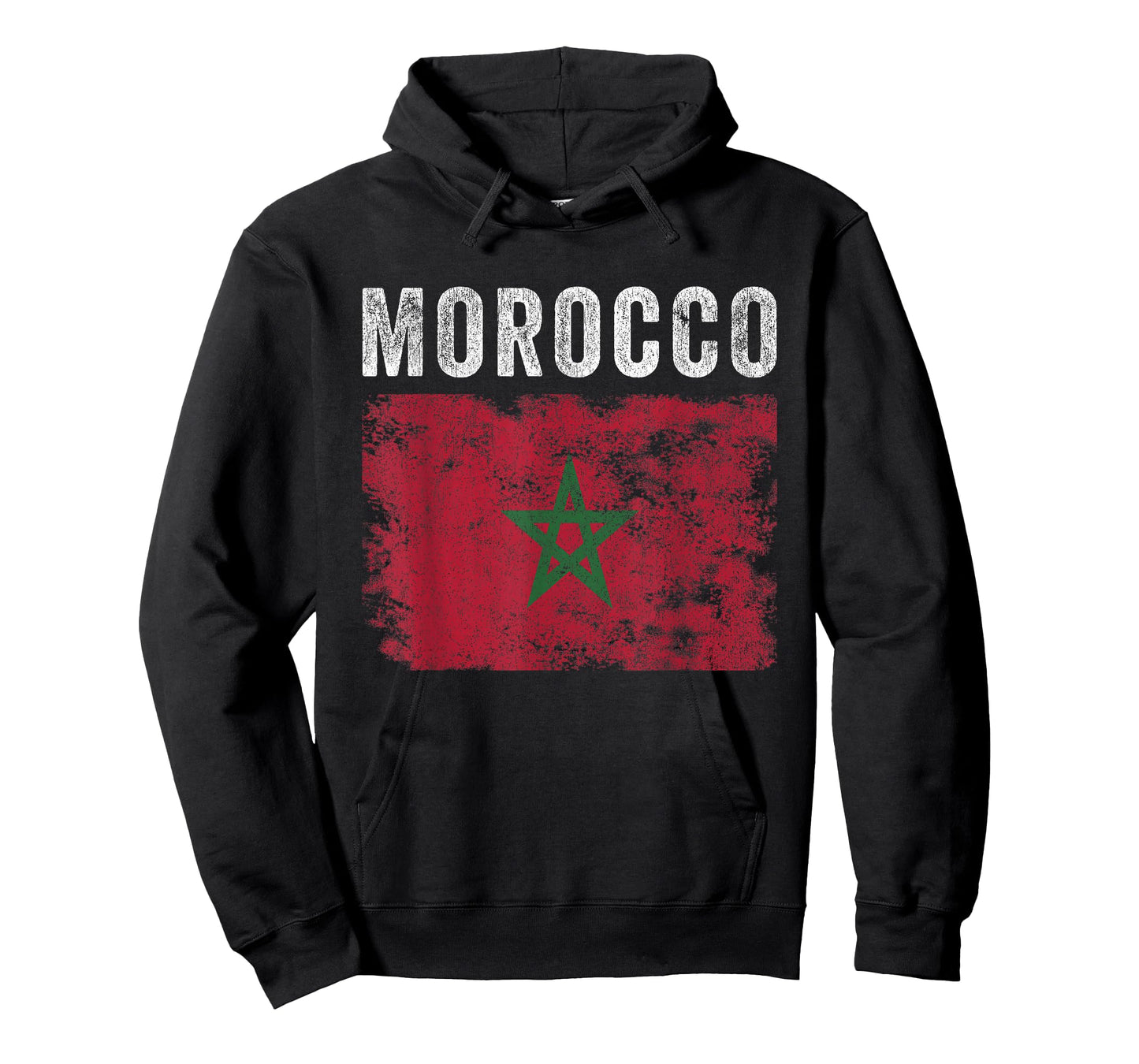 Morocco Flag Distressed - Men Women Kids - Moroccan Flag T-Shirt