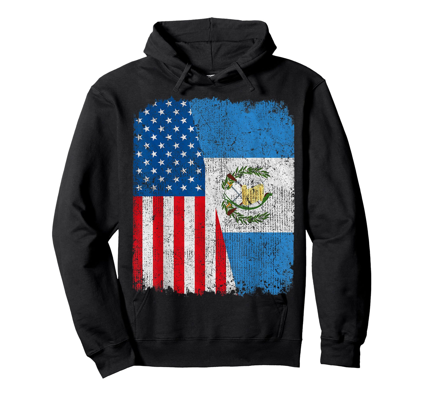 Guatemalan American Flag Half USA Guatemala Root Proud T-Shirt