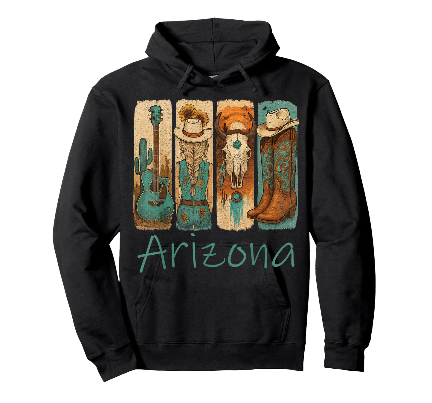 Arizona - Vintage Western Country Desert Design T-Shirt