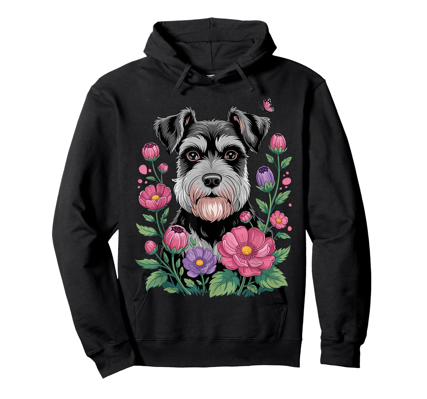 Funny Schnauzer Art for Women Girl Mom Schnauzer Dog Lover T-Shirt