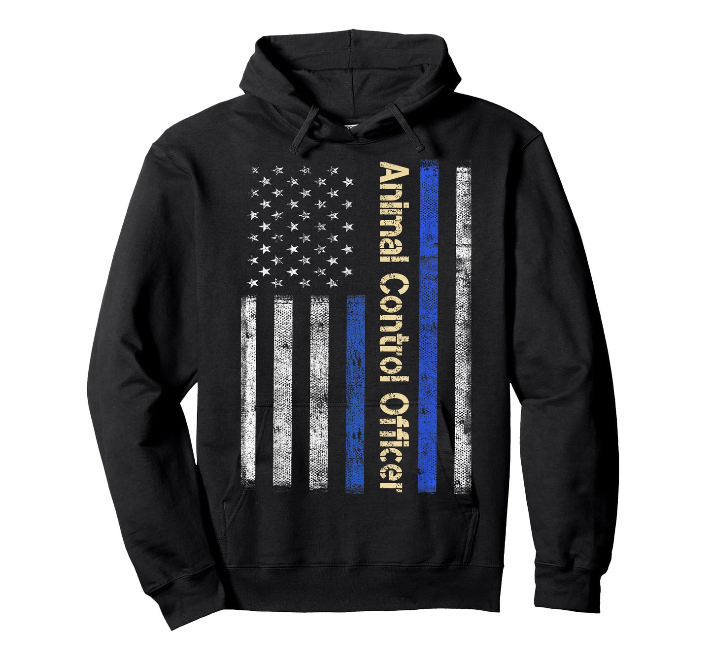 Vintage USA Animal Control Officer American Flag Patriotic T-Shirt
