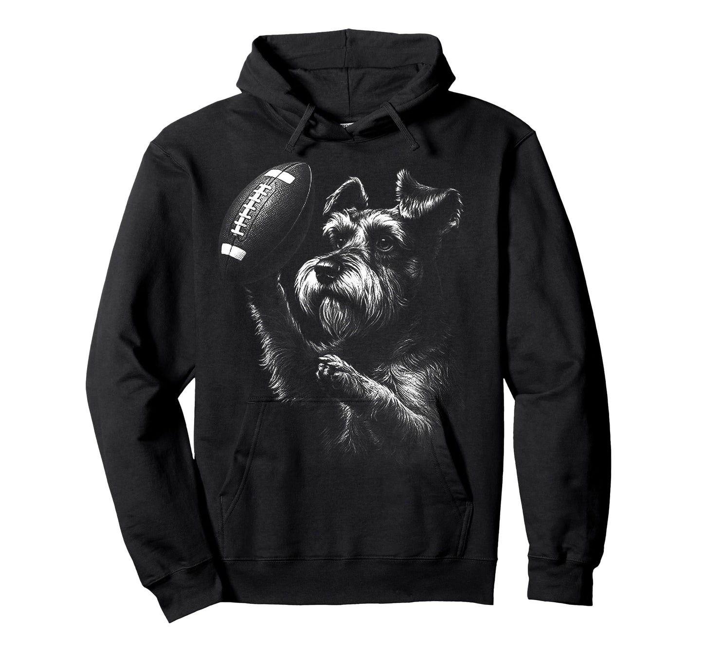 Schnauzer American Football Sports Dog Lover T-Shirt
