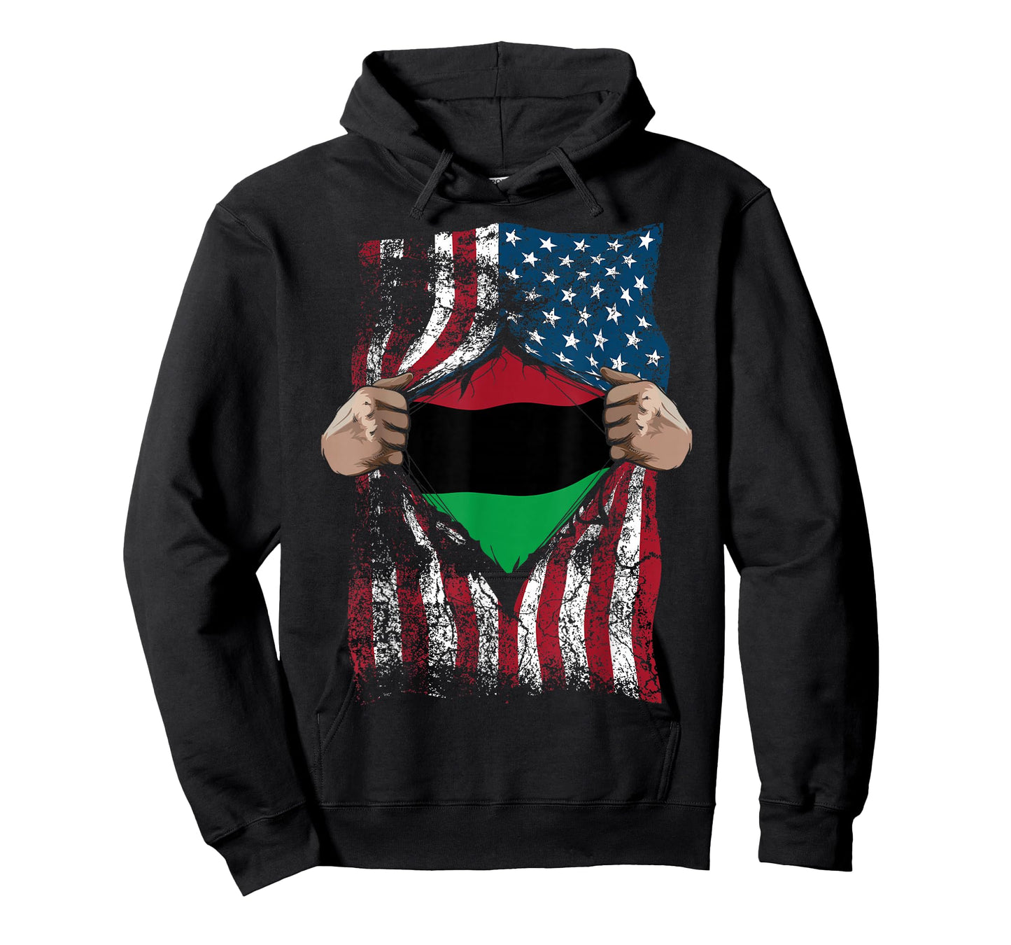 Pan African Unia Flag Shirt | Loyal Afro-Americans USA Gift T-Shirt