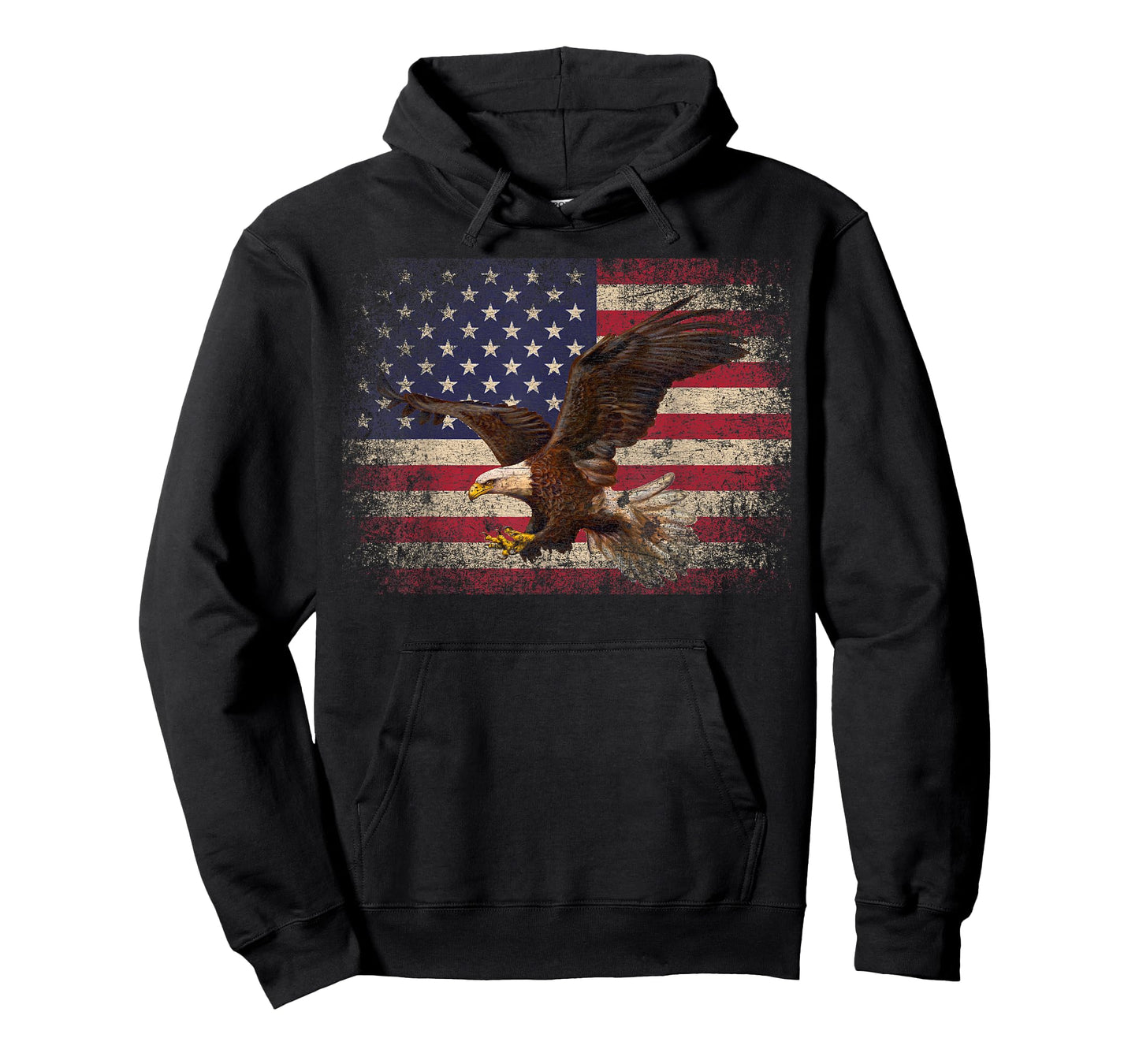 Bald Eagle 4th of July American Flag Country T-Shirt