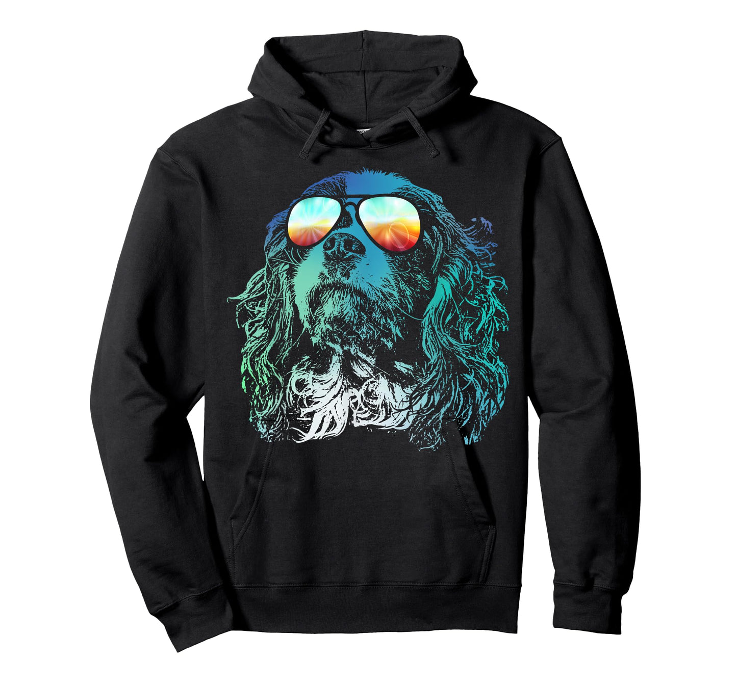 Disco Groovy Cavalier King Charles Spaniel T-Shirt Dog Gift T-Shirt for Men Women Girls Kids